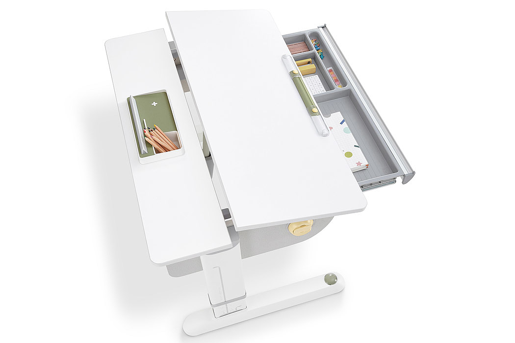 desk，desk，drawer，