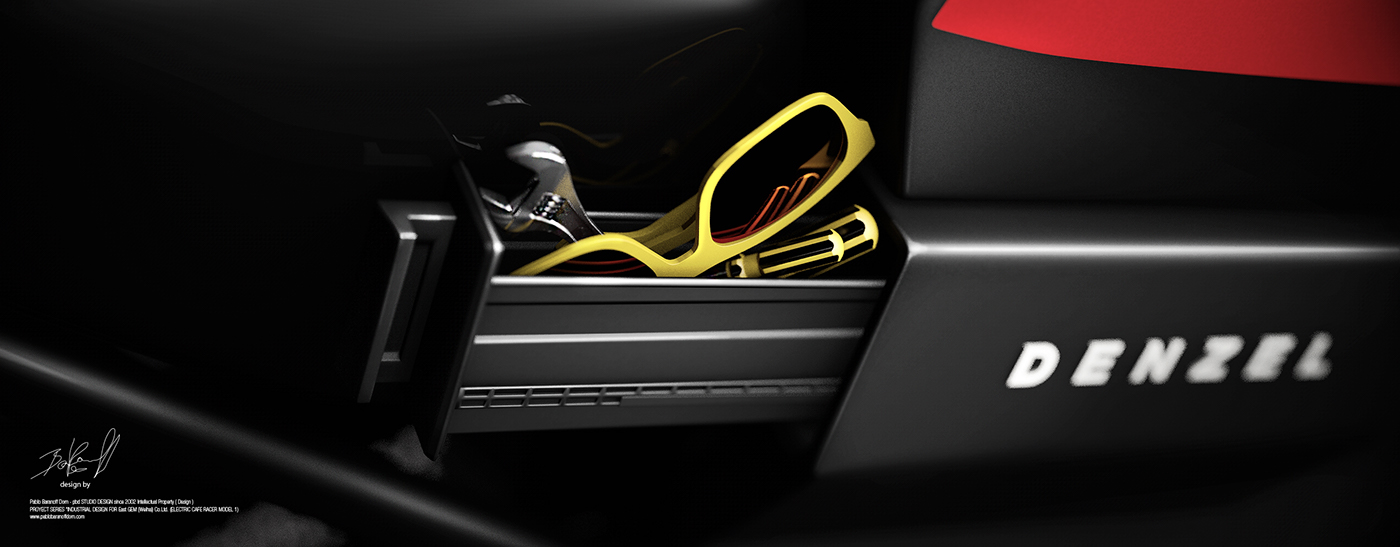 motorcycle，Render，Electric，