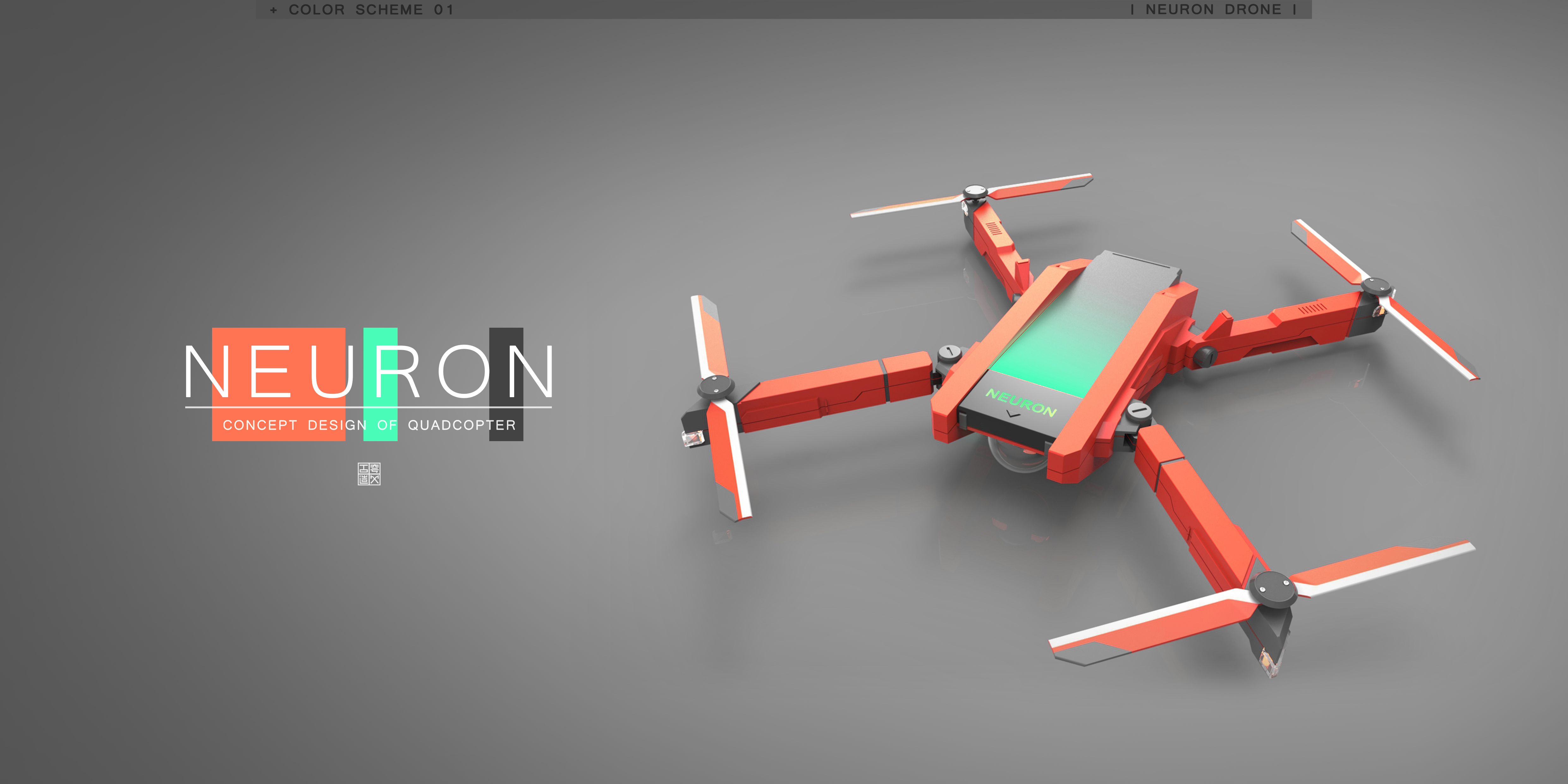 fold，Four axis，Aerocraft，UAV，all black，camera，