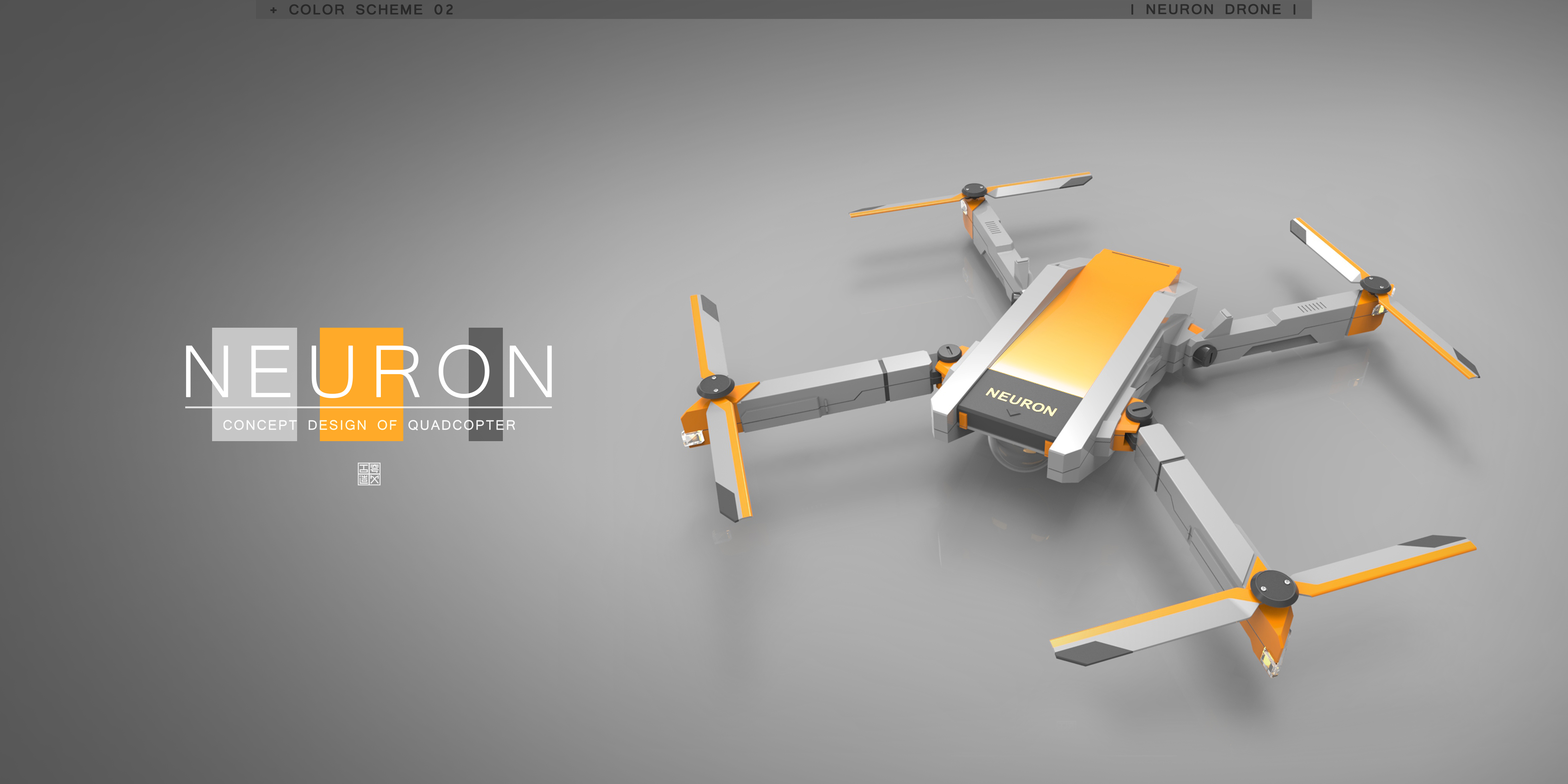 fold，Four axis，Aerocraft，UAV，all black，camera，