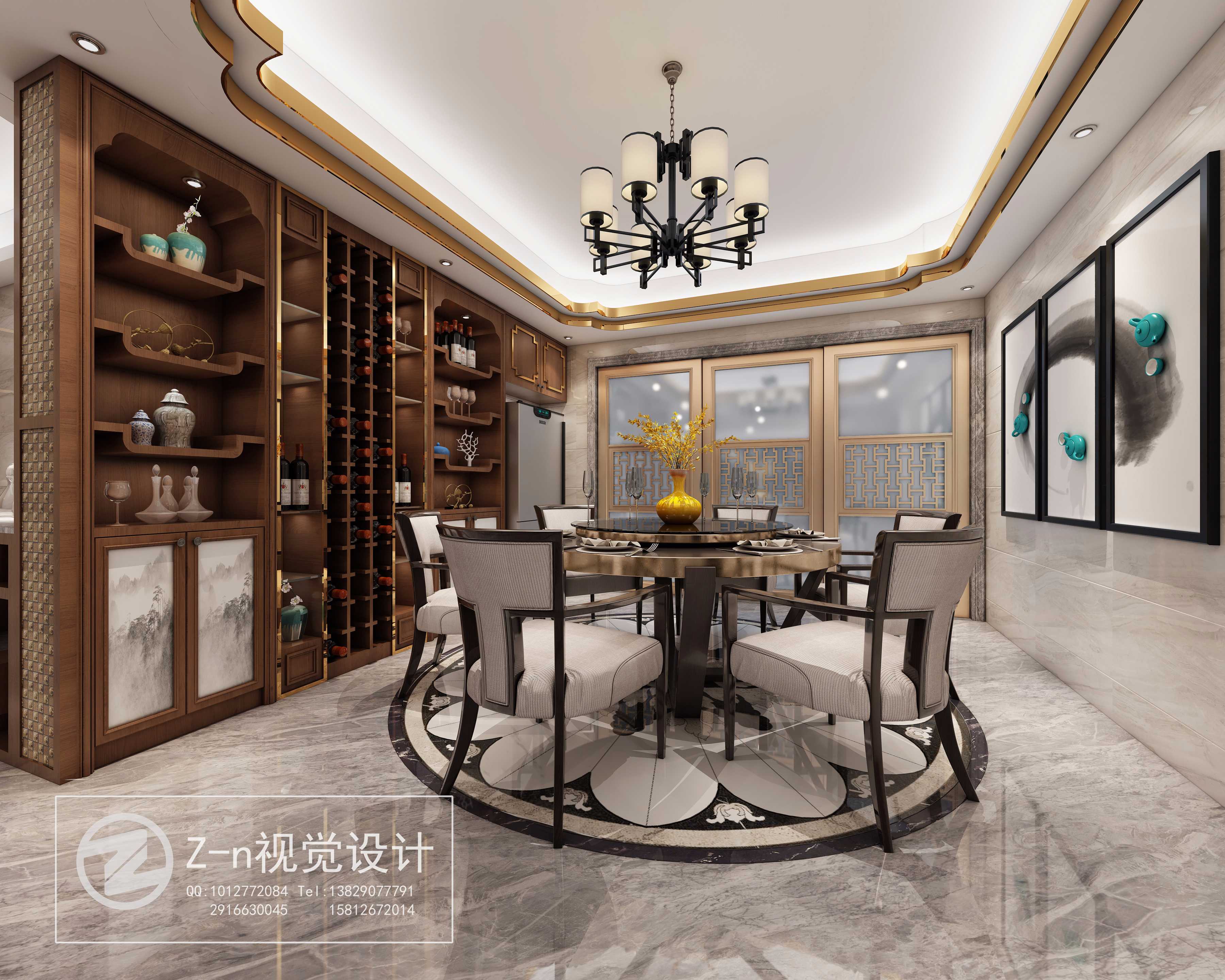 Undertake indoor and outdoor renderings，