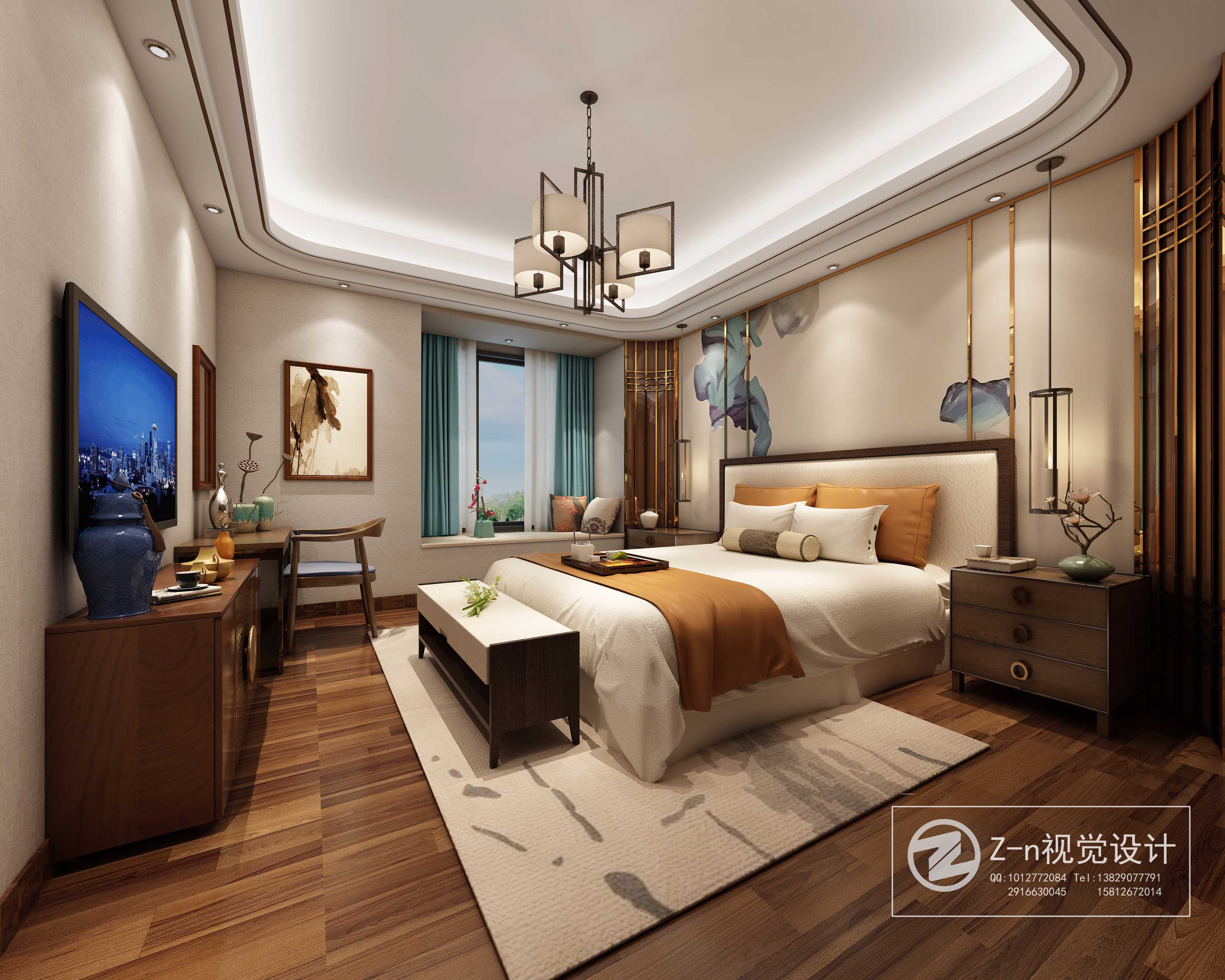 Undertake indoor and outdoor renderings，