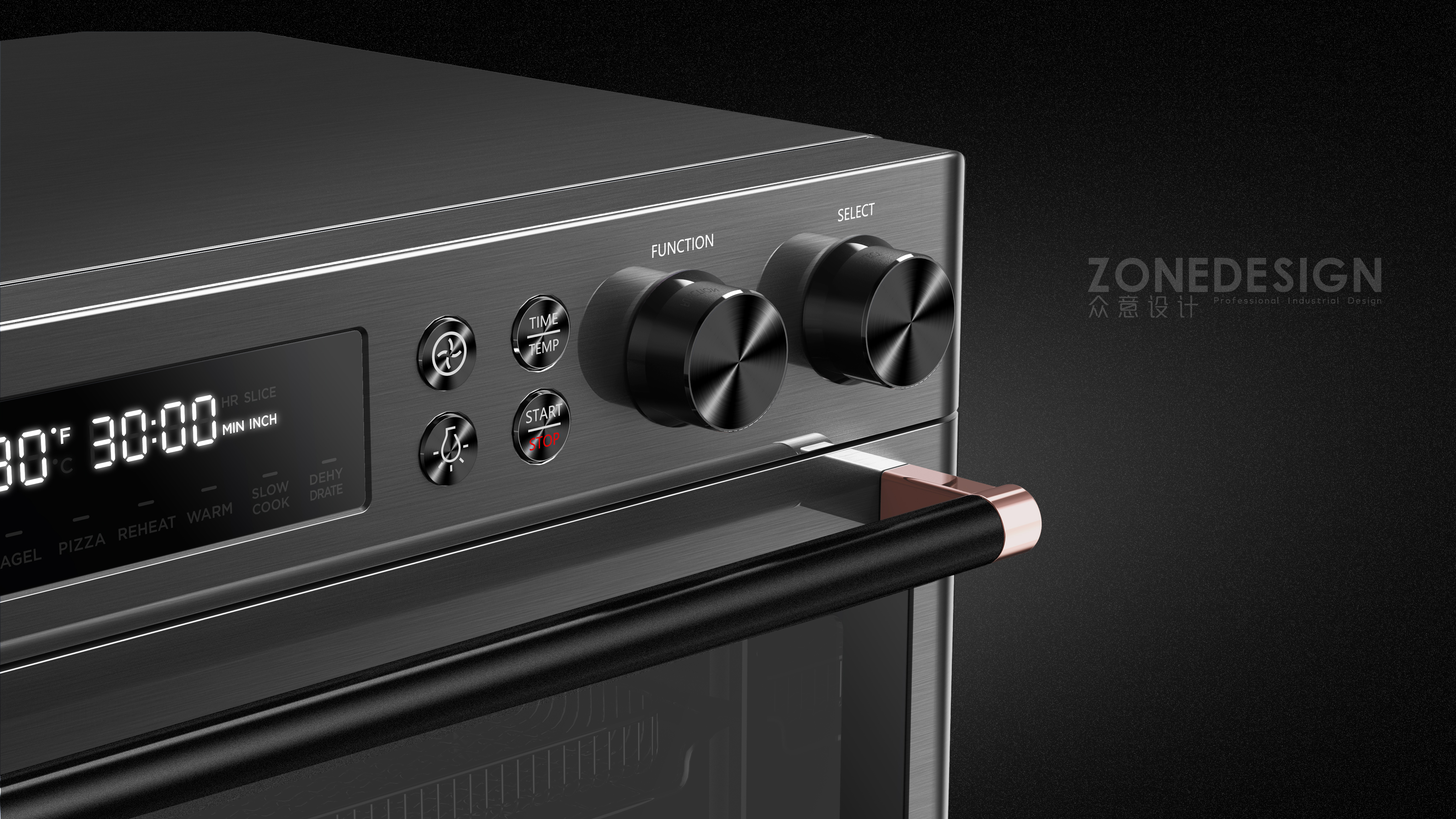 Home appliance design，Kitchen appliances，Air oven，