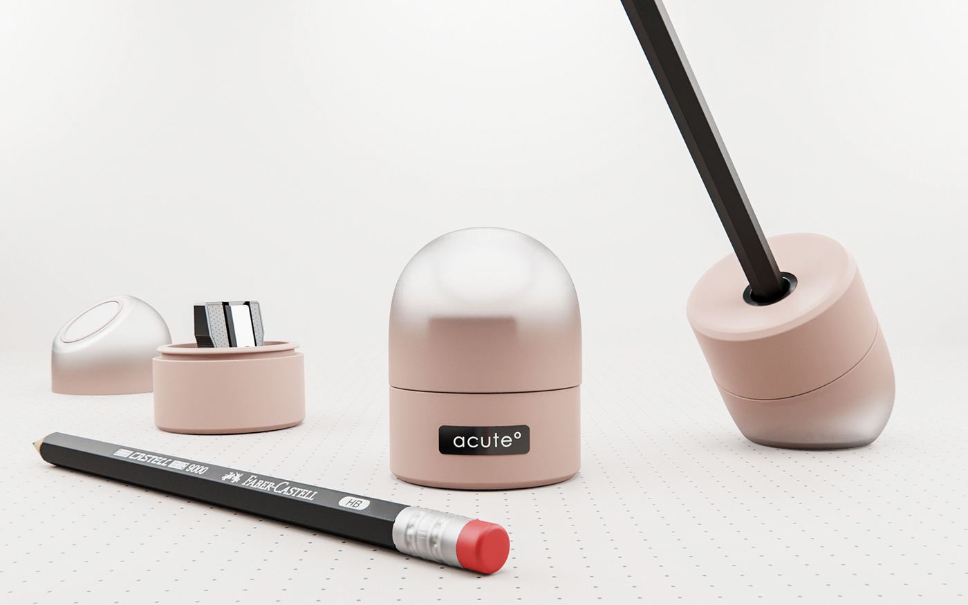 Acute，pencil sharpener，Stationery，Office Supplies，