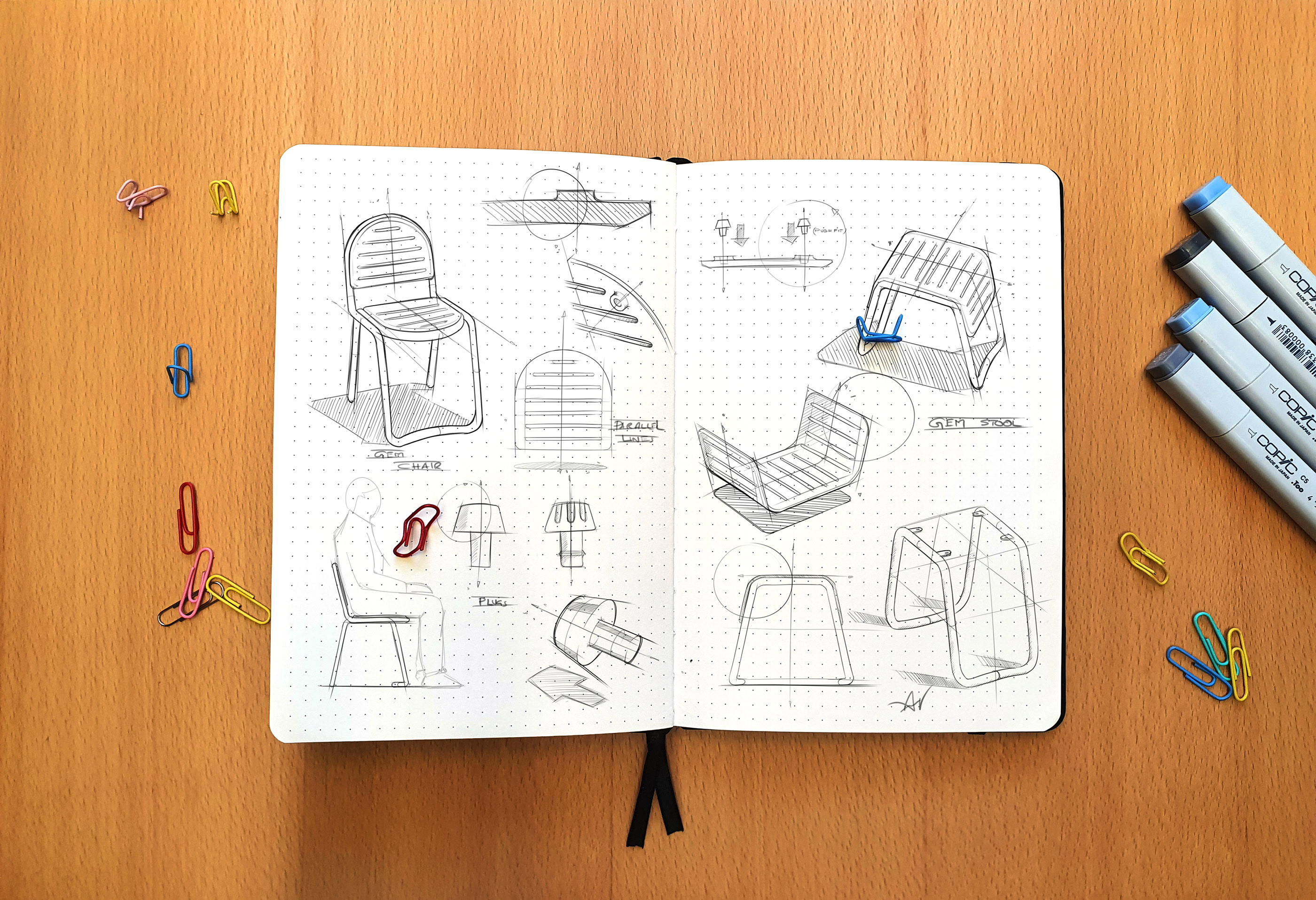 furniture，chair，Gem collection，stool，