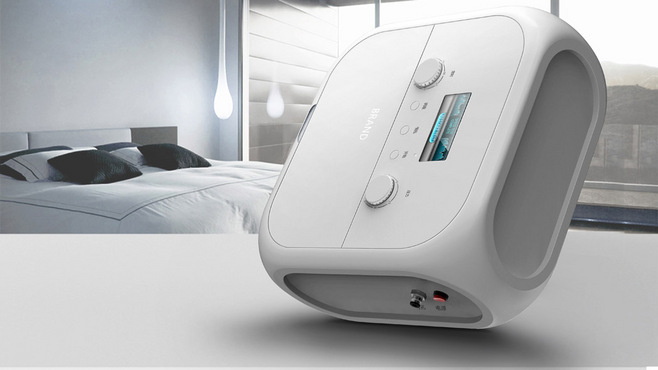 Cold wind，industrial design，red dot，white，soft，