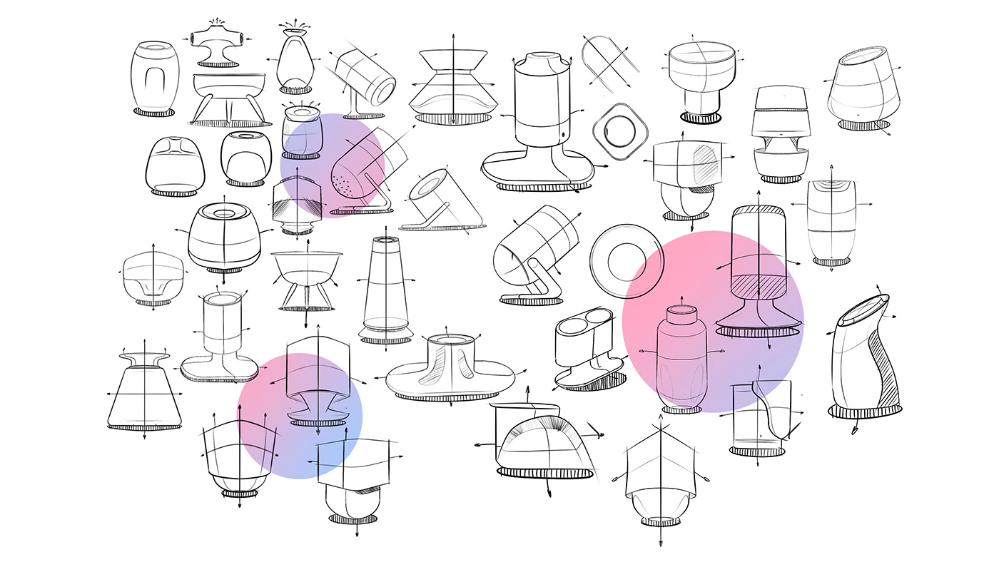 air cleaner，multi-function，cad，Desk lamp，