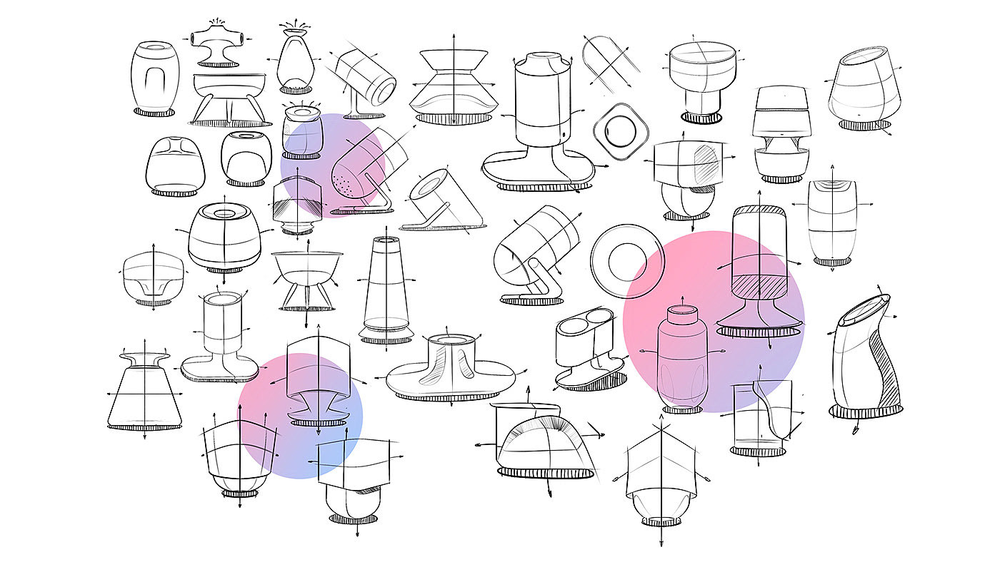 air cleaner，multi-function，cad，Desk lamp，