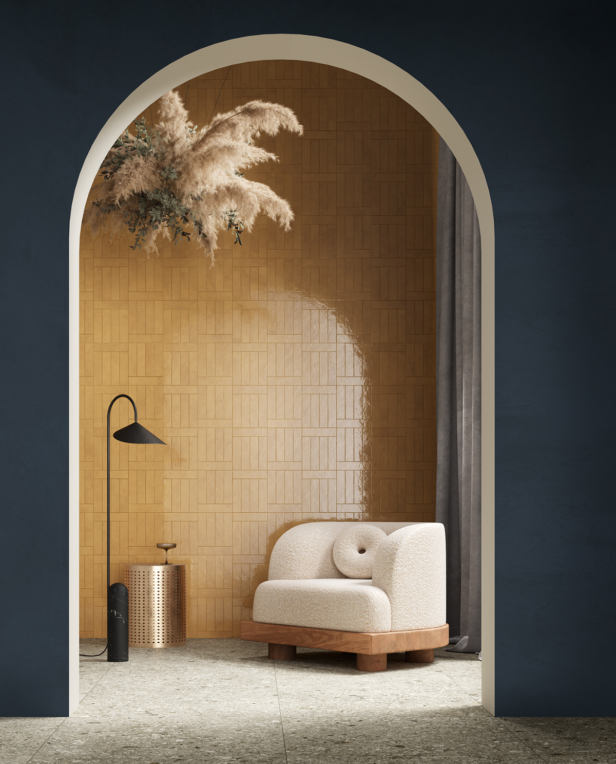 Interior decoration，scenery，light，