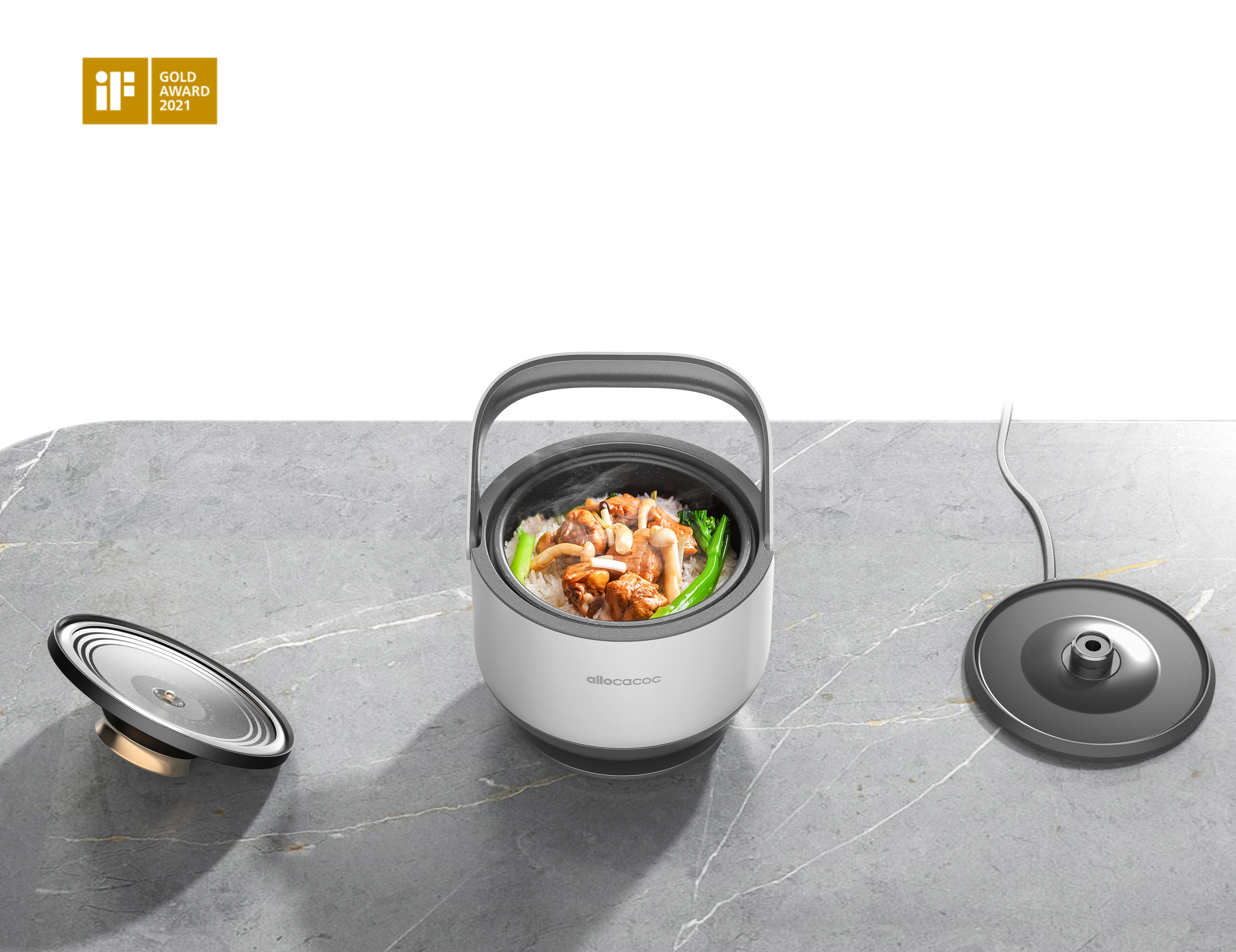 rice cooker，Kitchen electricity，household electrical appliances，Household appliances，cook，multi-function，Sense of design，