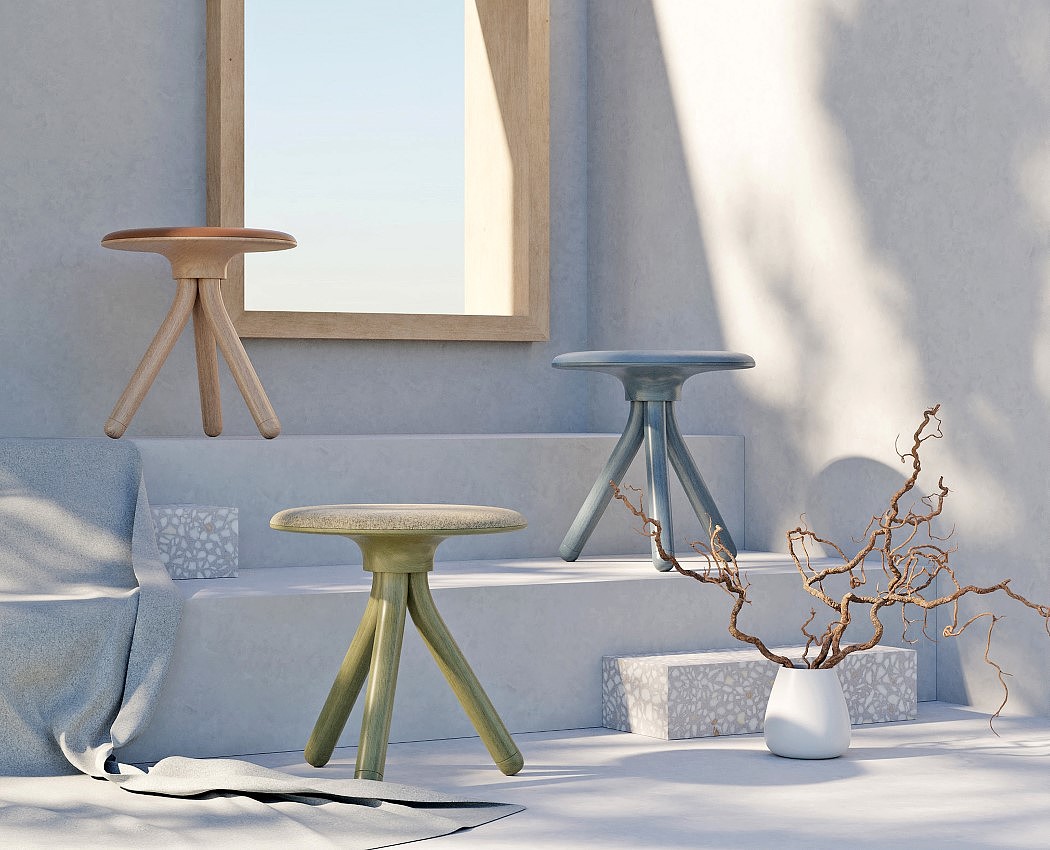 stool，Wooden stool，wood，