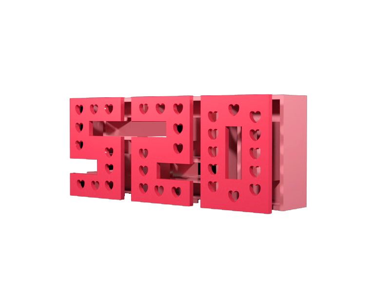 3D printing gift box，