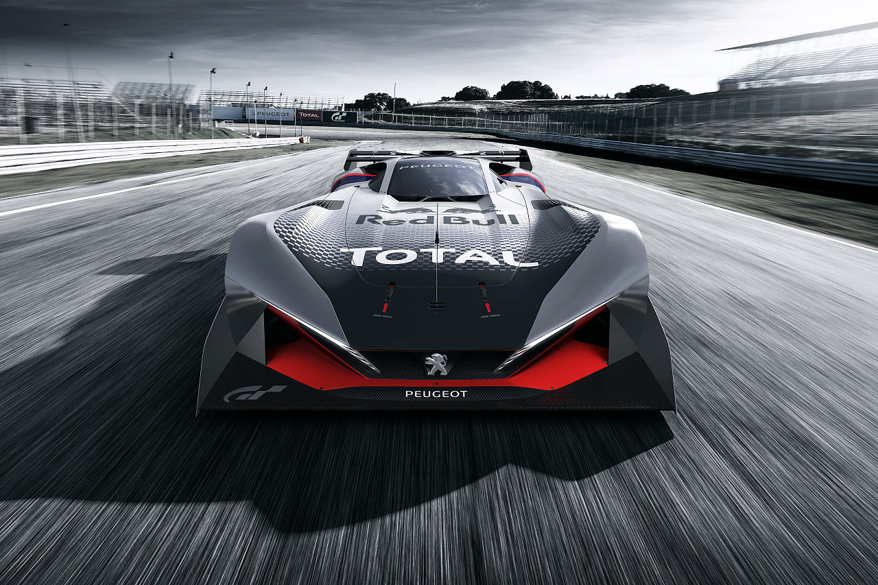 Virtual game，Peugeot cars，Concept racing，Electric，Hybrid，