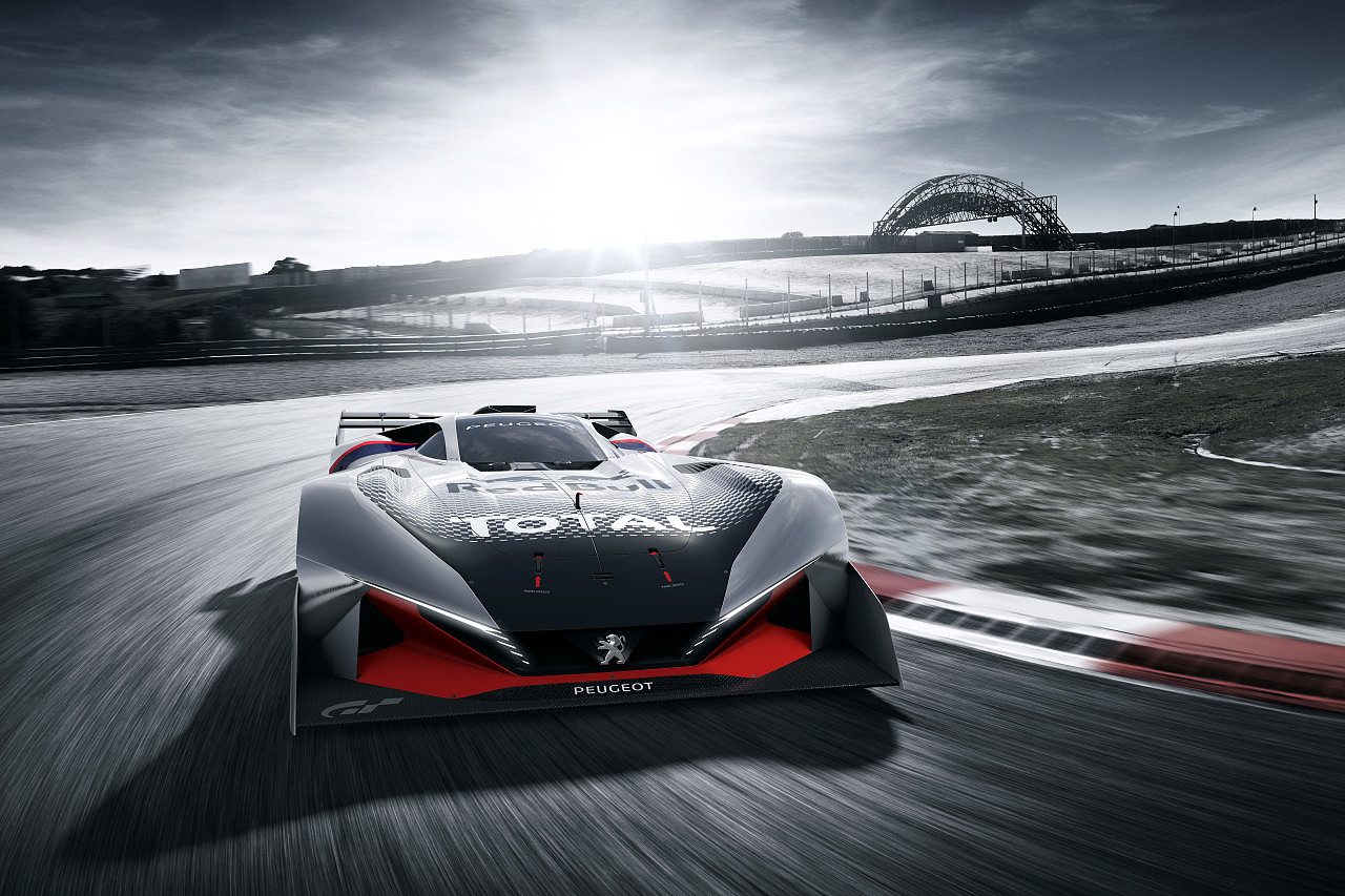 Virtual game，Peugeot cars，Concept racing，Electric，Hybrid，