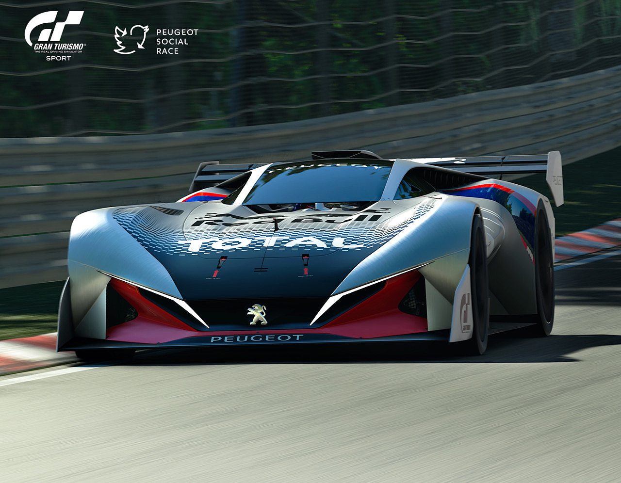 Virtual game，Peugeot cars，Concept racing，Electric，Hybrid，