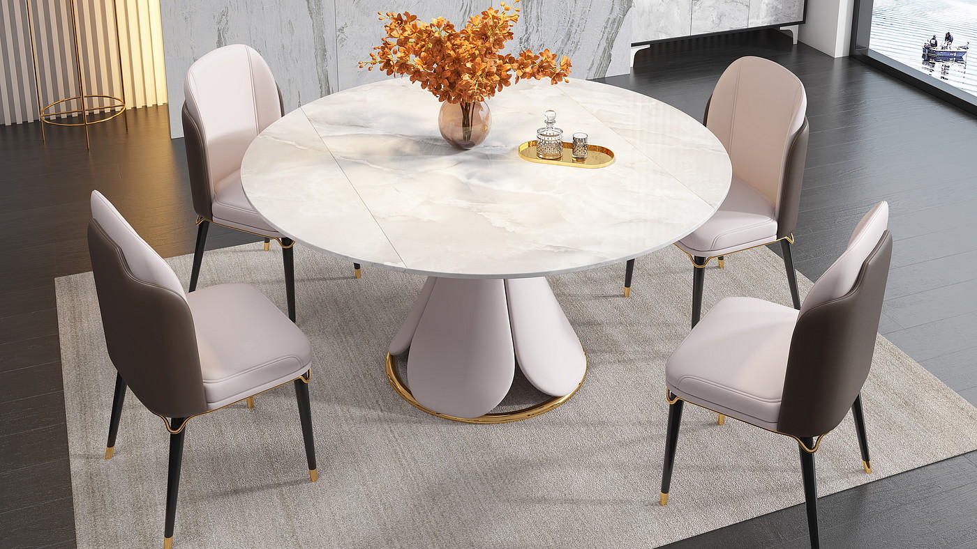 dining table and chair，table，Dining chair，Furniture modeling，Furniture rendering，Furniture animation，furniture design ，product design，