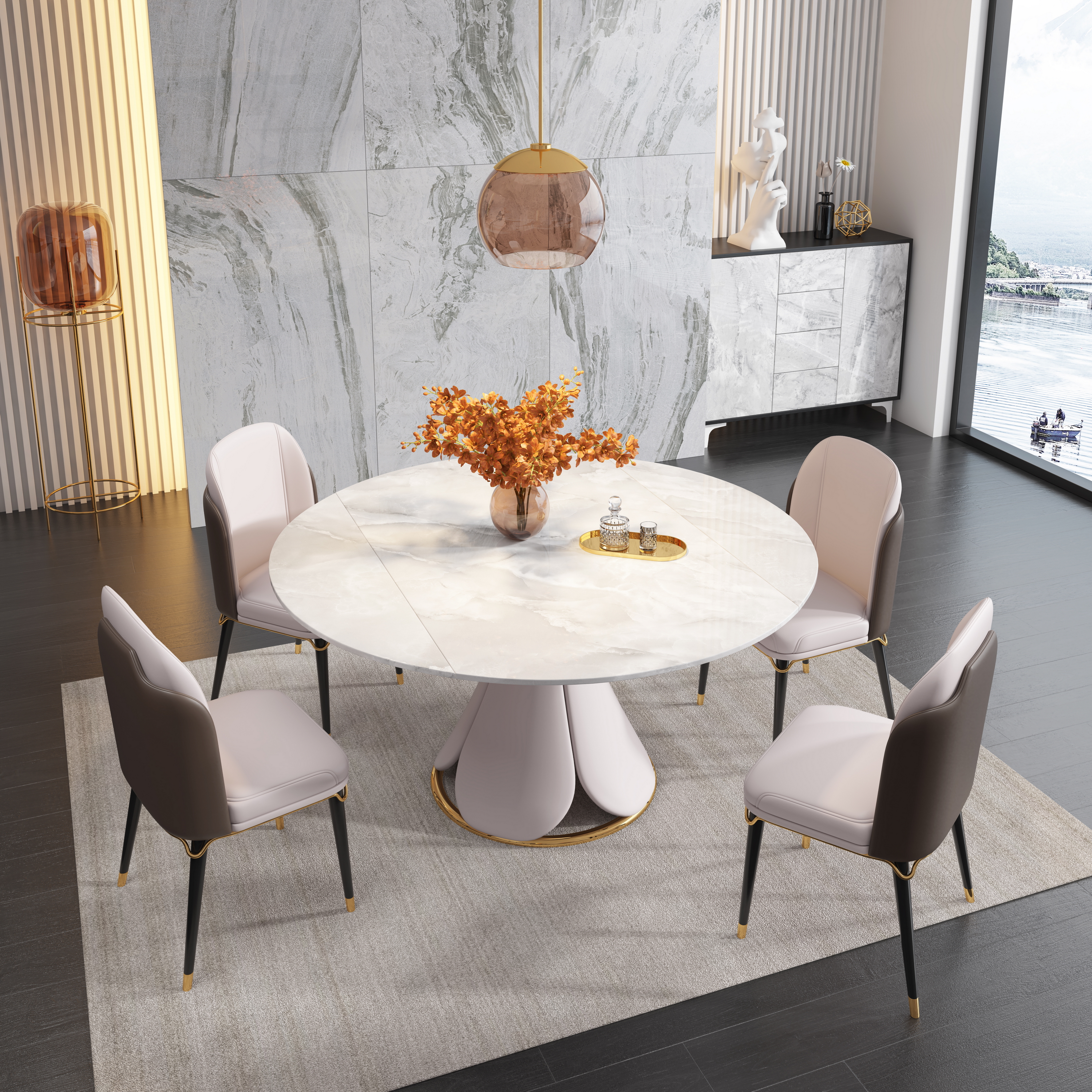 dining table and chair，table，Dining chair，Furniture modeling，Furniture rendering，Furniture animation，furniture design ，product design，