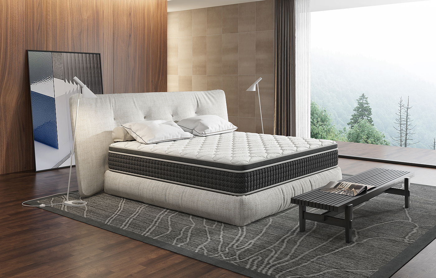 mattress，Bed，bedding article，Furniture modeling，Furniture rendering，Furniture animation，furniture design ，product design，