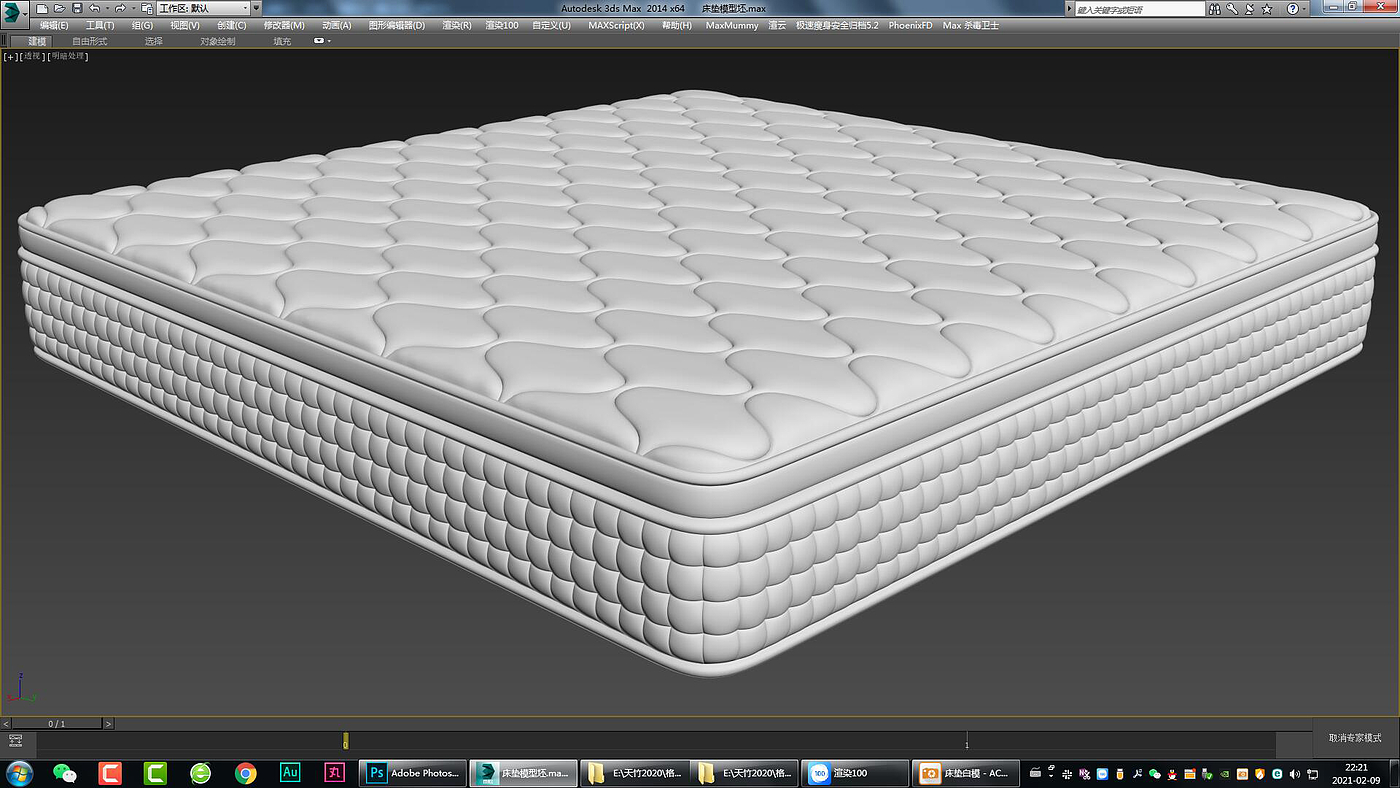 mattress，Bed，bedding article，Furniture modeling，Furniture rendering，Furniture animation，furniture design ，product design，