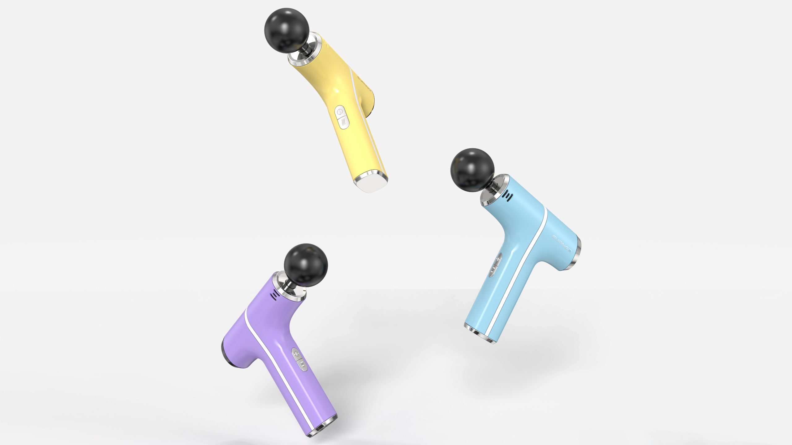 Fascia gun, lamp effect，