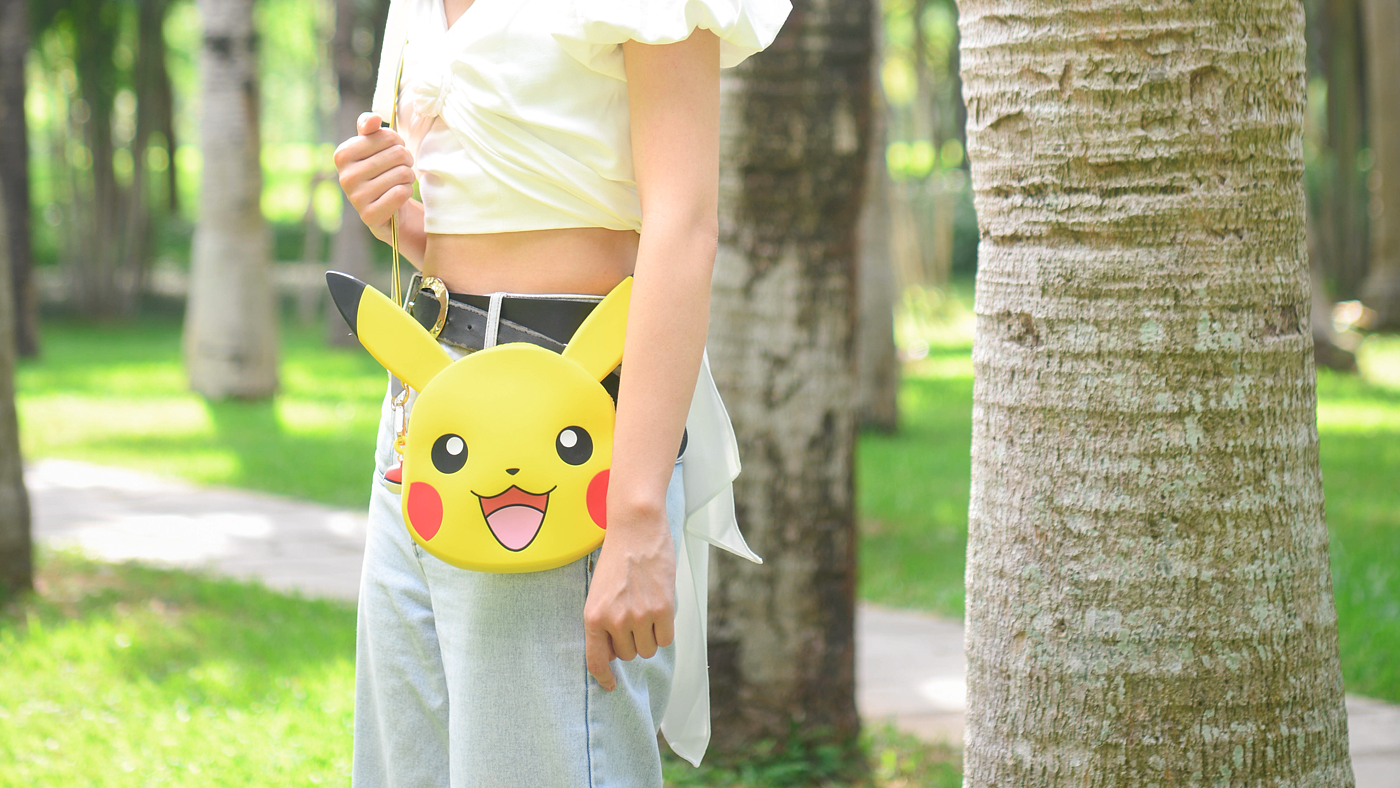 Baokemeng，Pikachu，Backpack Satchel，wallet，IP，Tide play，lovely，