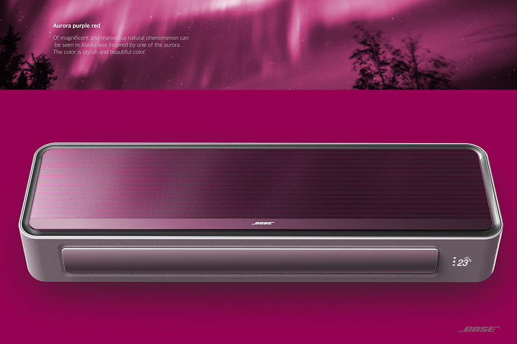 BREEZY BOSE，loudspeaker box，air conditioner，fashion，blue，white，purple，yellow，