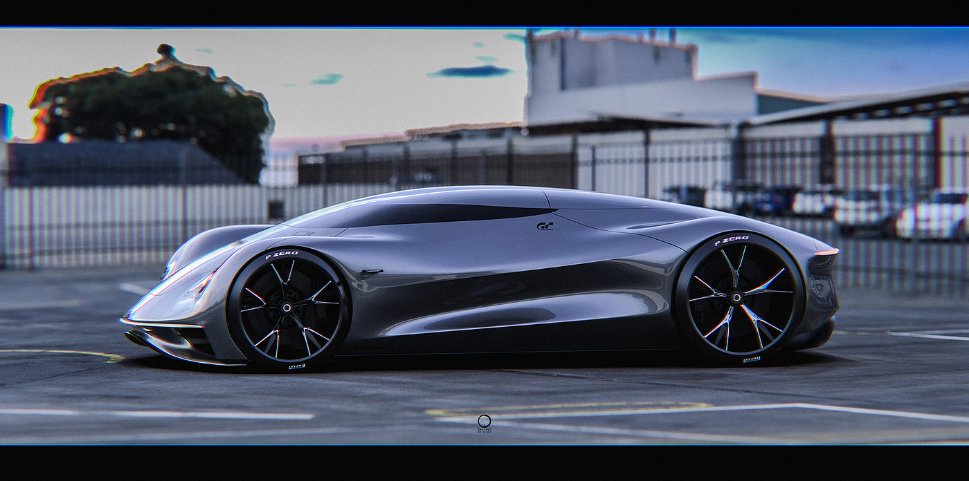 PROTOTYPE ATHENA，Gaetano De Cicco，automobile，silvery white，The prototype of Athena，