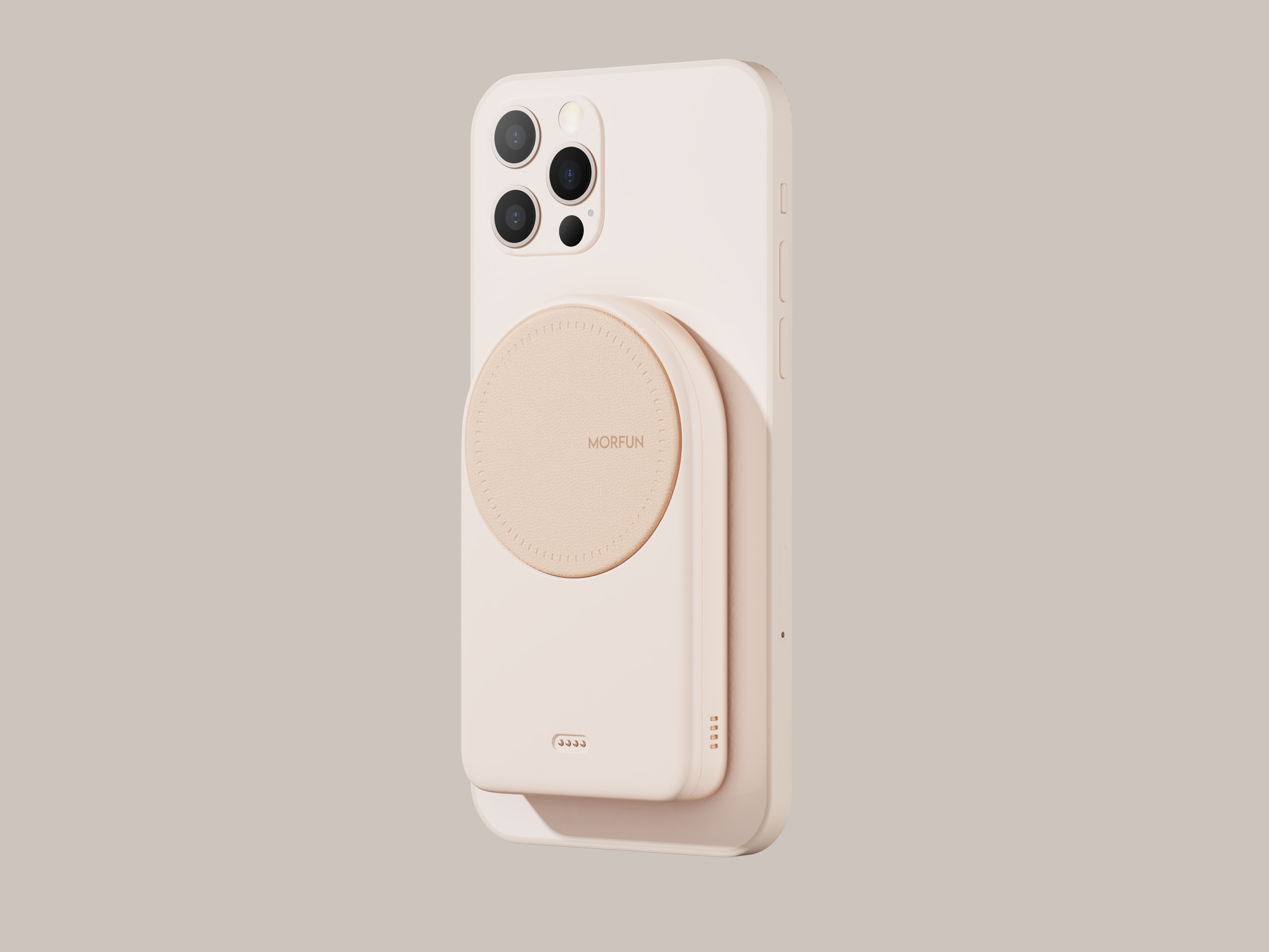 Magnetic suction wireless charging set，3c，Magnetic wireless charging treasure，portable battery，Magnetic suction wireless charging bracket，Thought design，