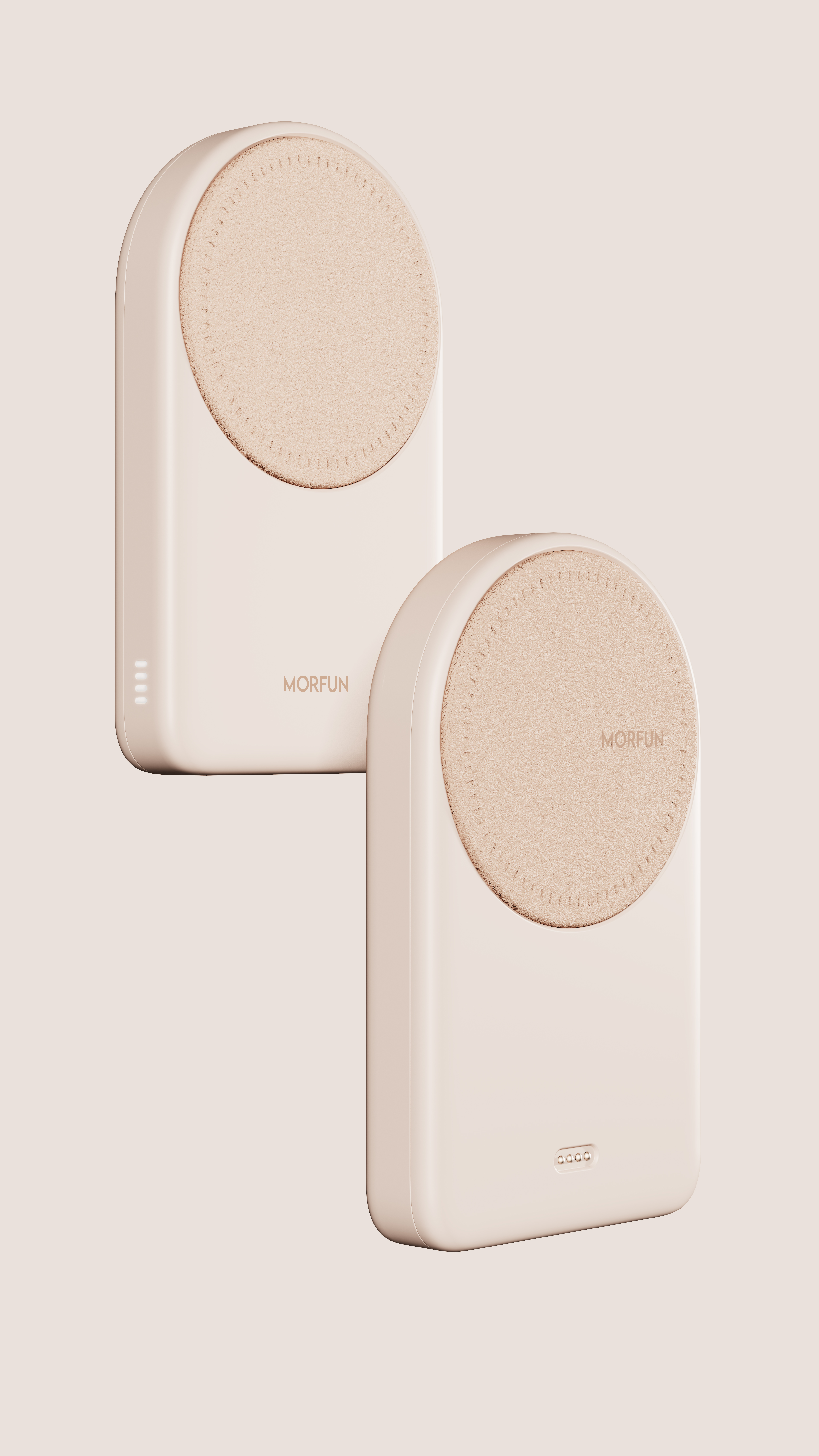 Magnetic suction wireless charging set，3c，Magnetic wireless charging treasure，portable battery，Magnetic suction wireless charging bracket，Thought design，