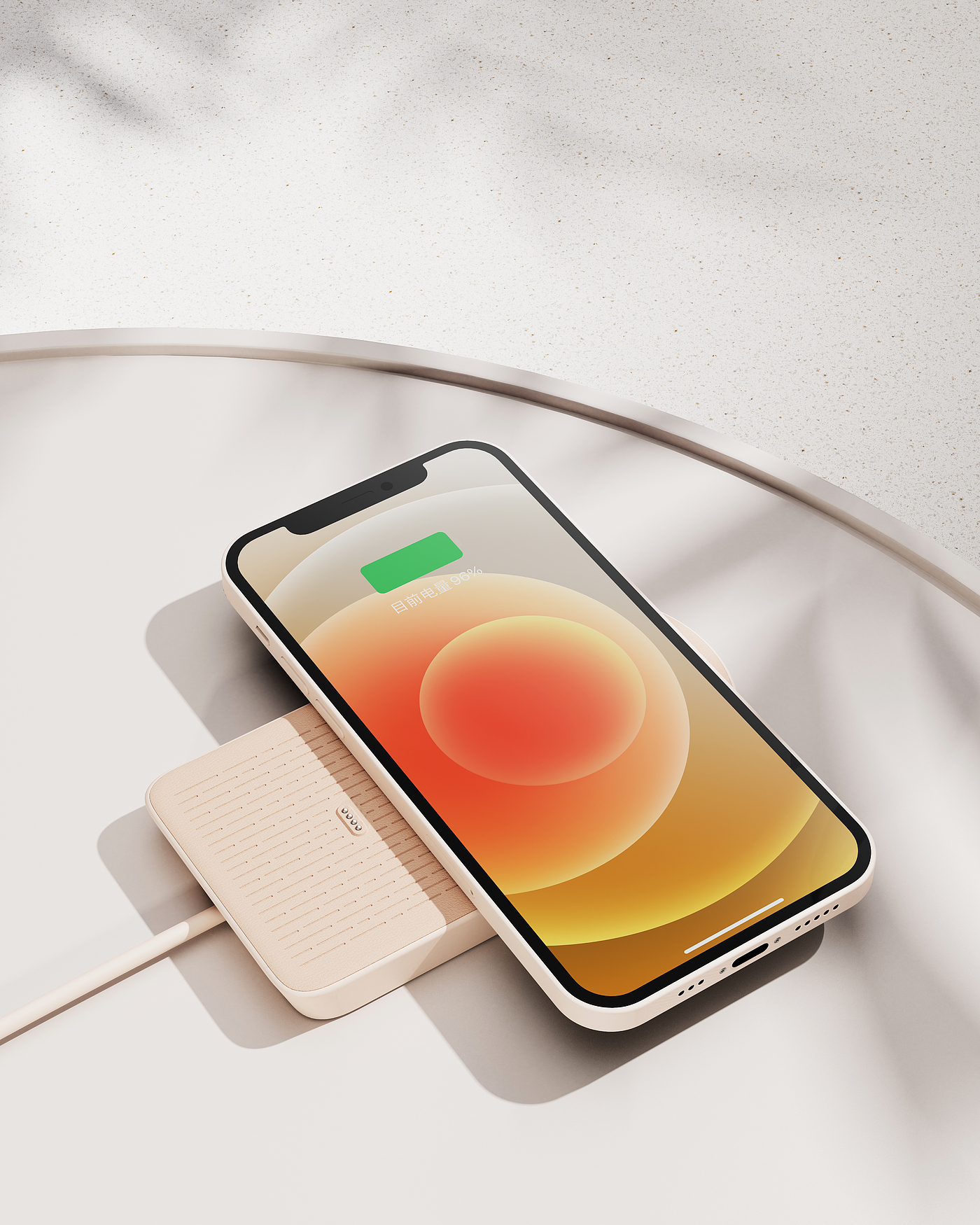 Magnetic suction wireless charging set，3c，Magnetic wireless charging treasure，portable battery，Magnetic suction wireless charging bracket，Thought design，