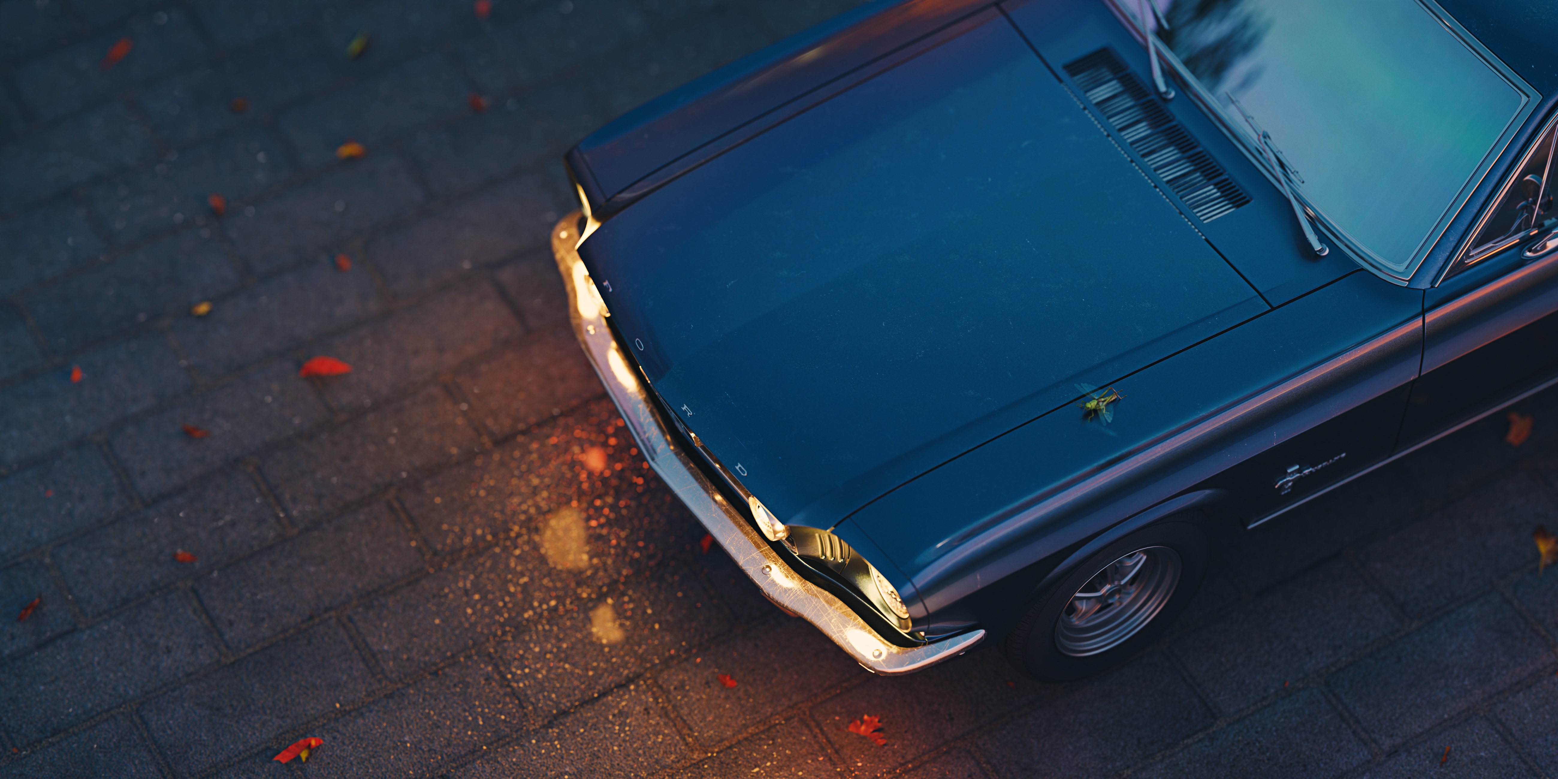 BLENDER，cycles，Ford Mustang，automobile，