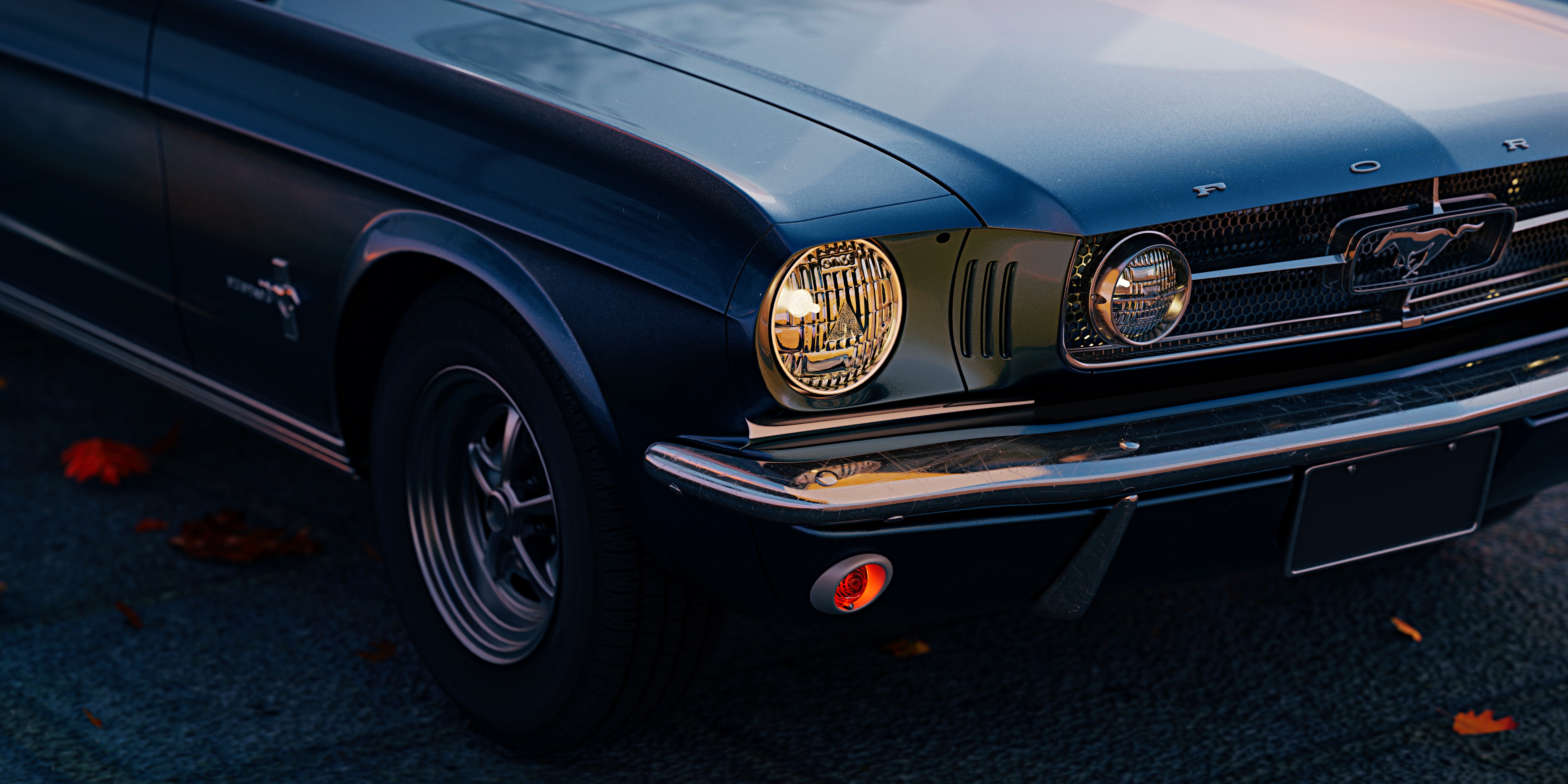 BLENDER，cycles，Ford Mustang，automobile，