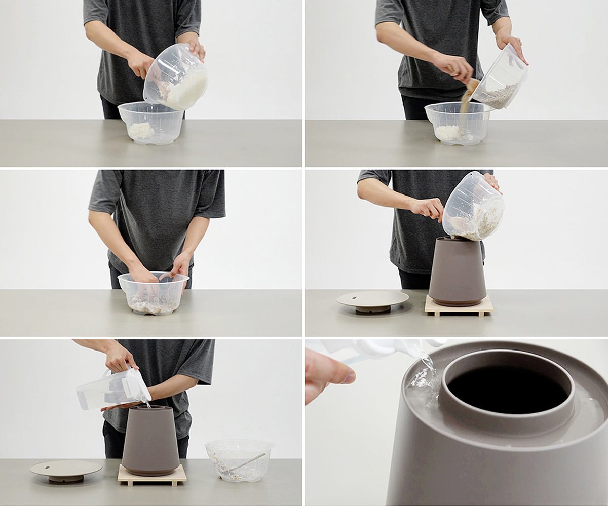 earthen jar，concise，container，make wine，