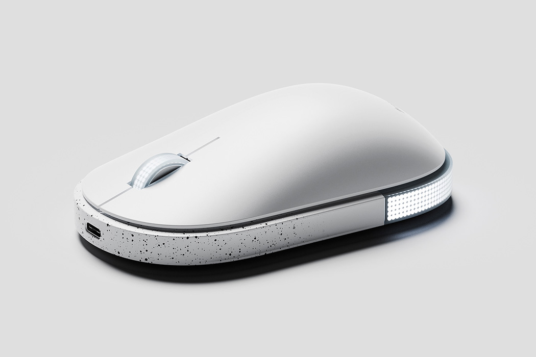 Jake Lee，mouse，white，intelligence，Portable，Mouse-1，Minimalist design ，