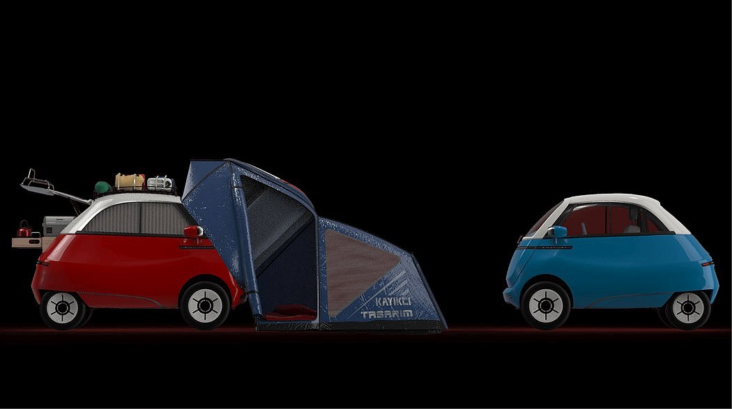 Ozan Kayikci，红色，餐车，露营车，露营，
