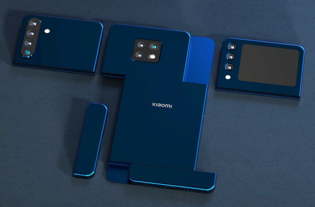 mobile phone，Intelligent mobile phone，Xiaomi，Jermaine Smit，black，Modular mobile phone，