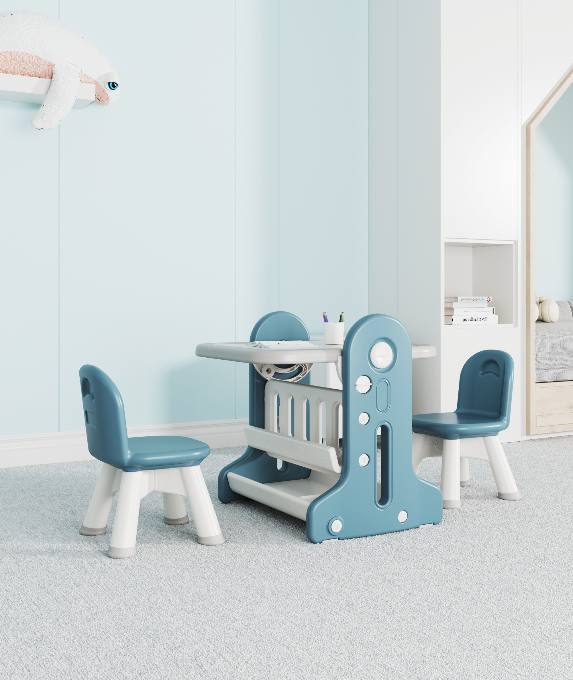 children，desk，Easel，Mother and baby，multi-function，