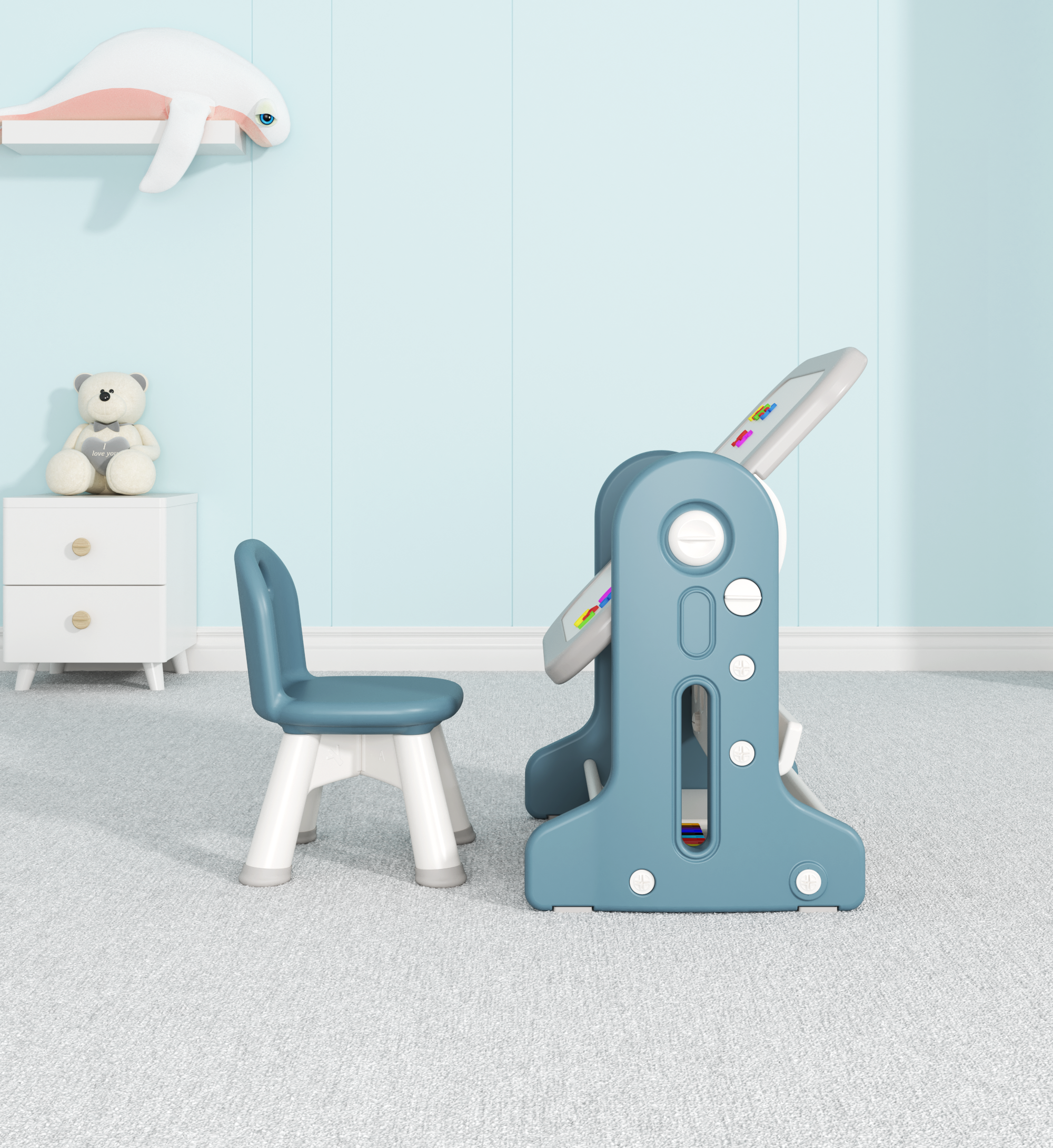 children，desk，Easel，Mother and baby，multi-function，