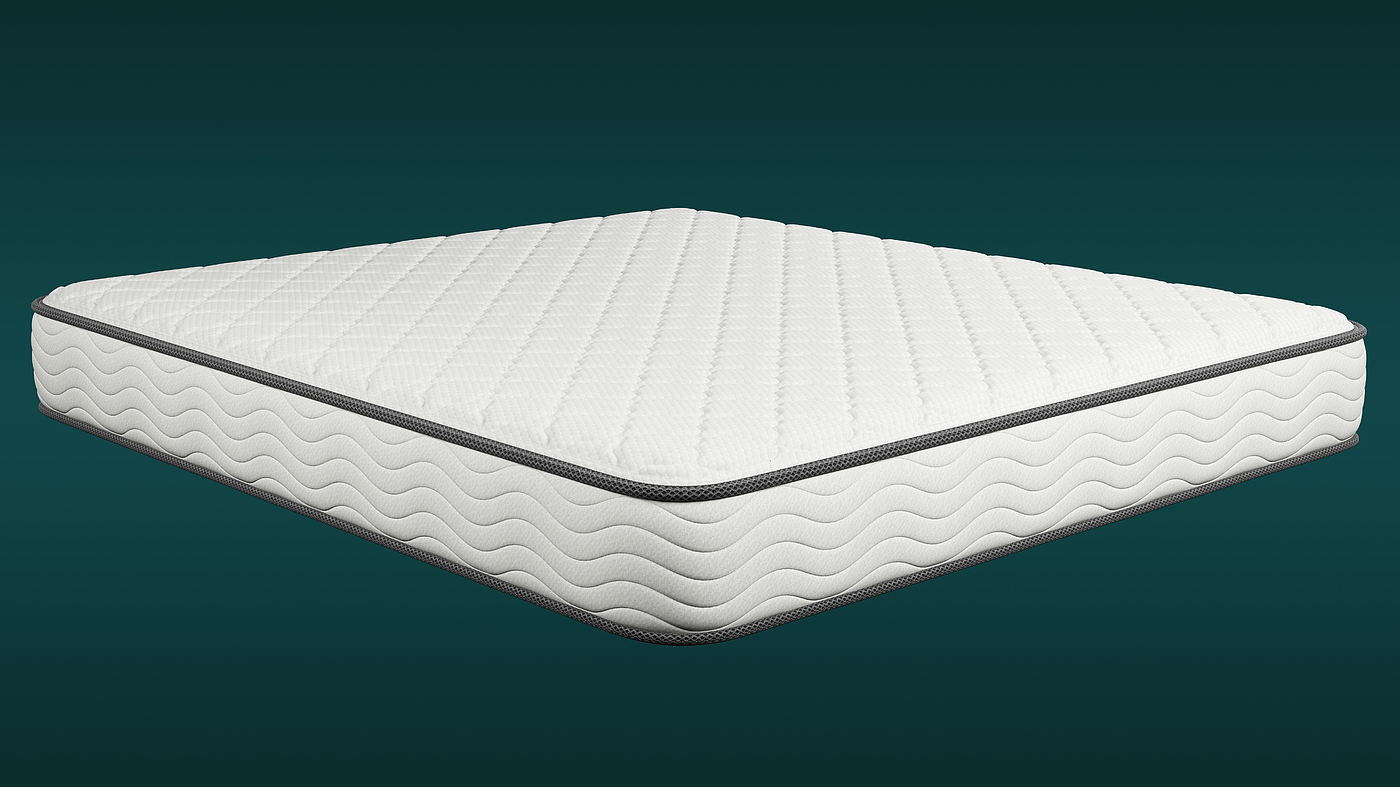 mattress，Mattress modeling and rendering tutorial，Furniture modeling and rendering tutorial，furniture design ，product design，Product modeling and rendering tutorial，Antique Valley fragrance，bedding article，