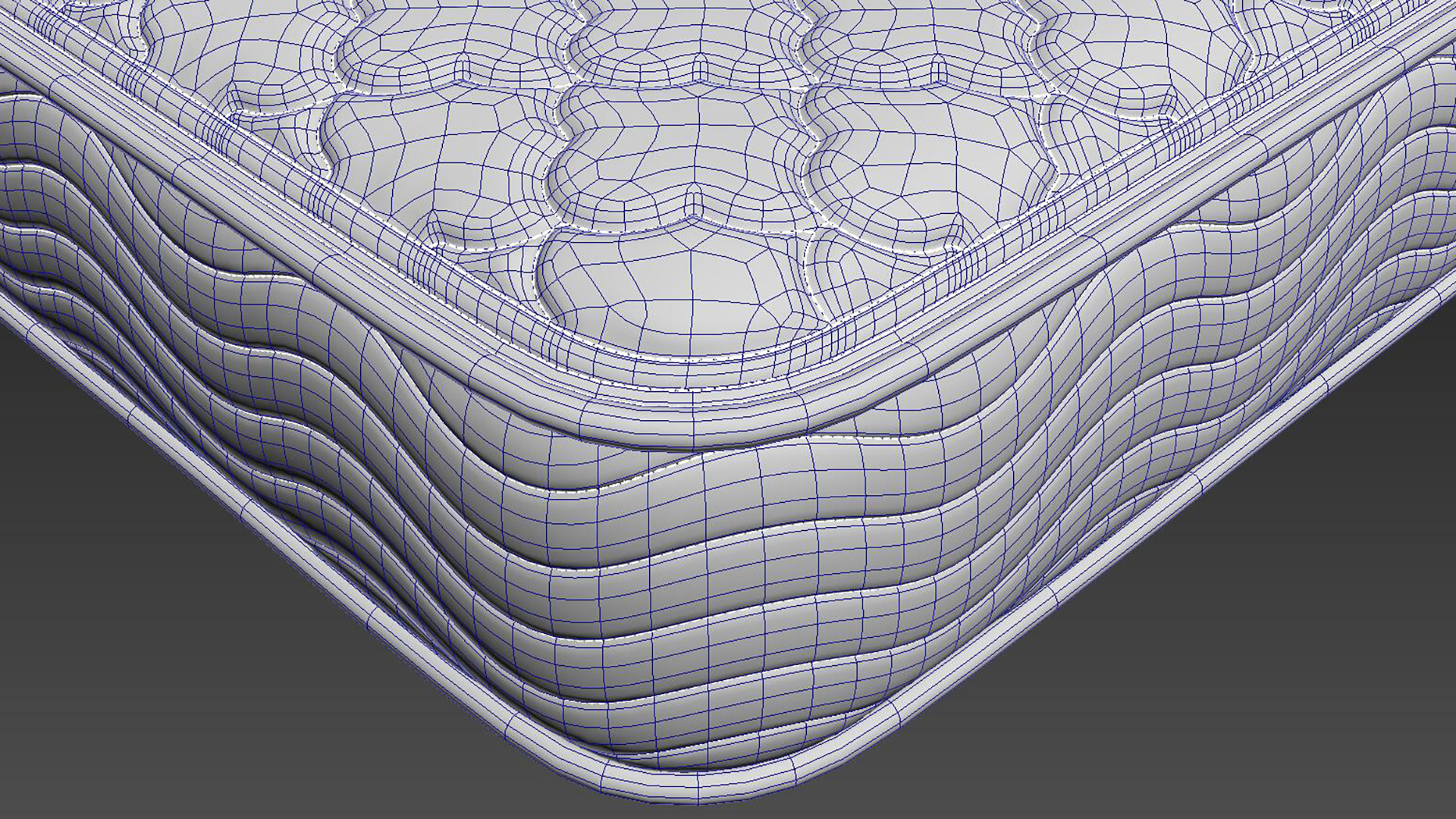 mattress，Mattress modeling and rendering tutorial，Furniture modeling and rendering tutorial，furniture design ，product design，Product modeling and rendering tutorial，Antique Valley fragrance，bedding article，