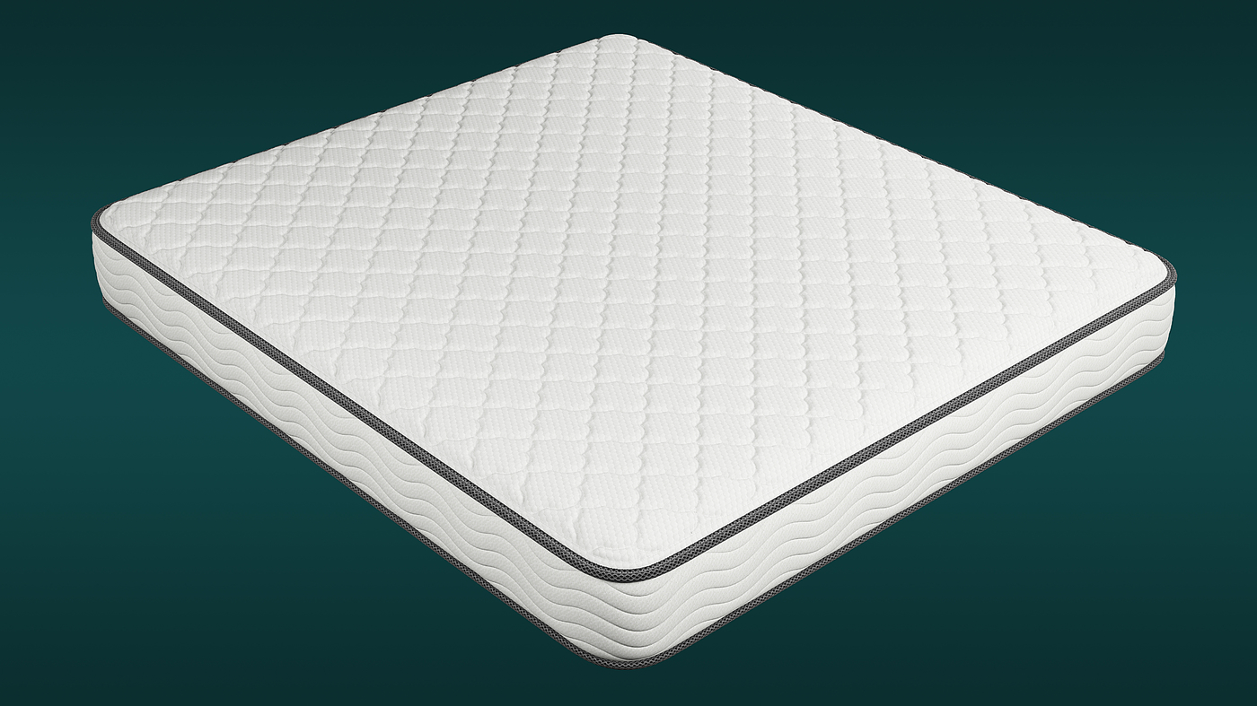 mattress，Mattress modeling and rendering tutorial，Furniture modeling and rendering tutorial，furniture design ，product design，Product modeling and rendering tutorial，Antique Valley fragrance，bedding article，