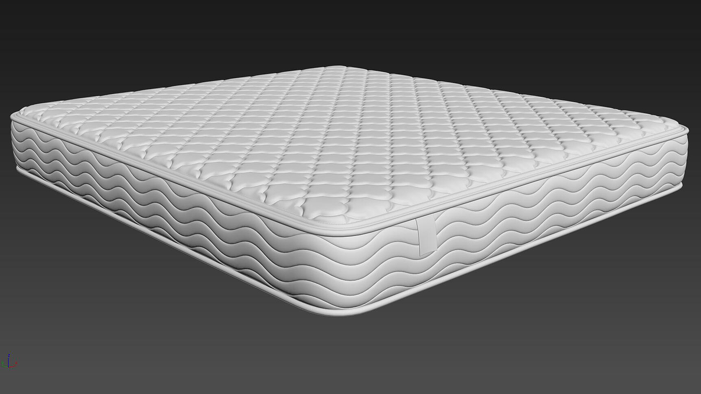 mattress，Mattress modeling and rendering tutorial，Furniture modeling and rendering tutorial，furniture design ，product design，Product modeling and rendering tutorial，Antique Valley fragrance，bedding article，