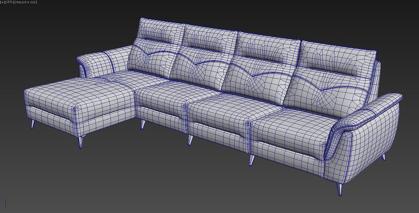 sofa，Sofa modeling and rendering tutorial，Furniture modeling and rendering tutorial，furniture design ，product design，Product modeling and rendering tutorial，Antique Valley fragrance，Leather sofa，