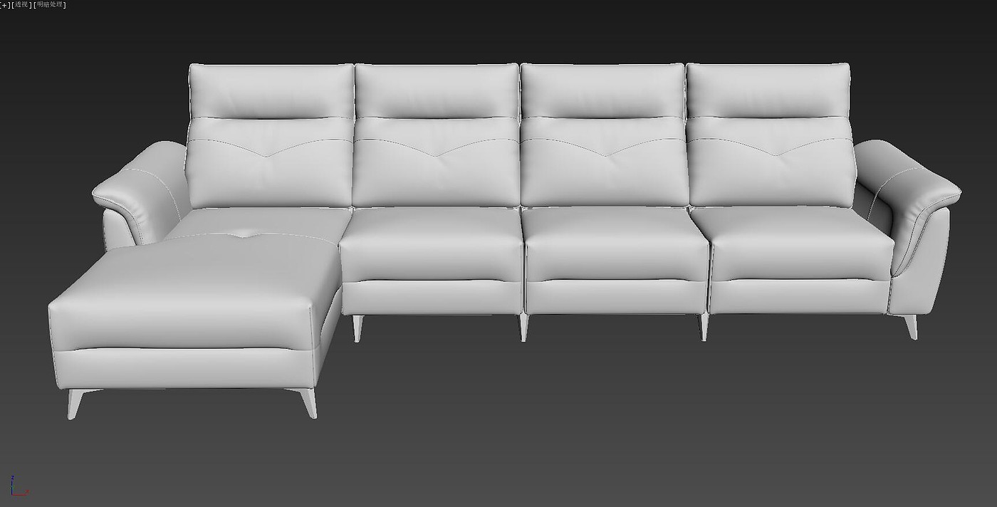 sofa，Sofa modeling and rendering tutorial，Furniture modeling and rendering tutorial，furniture design ，product design，Product modeling and rendering tutorial，Antique Valley fragrance，Leather sofa，