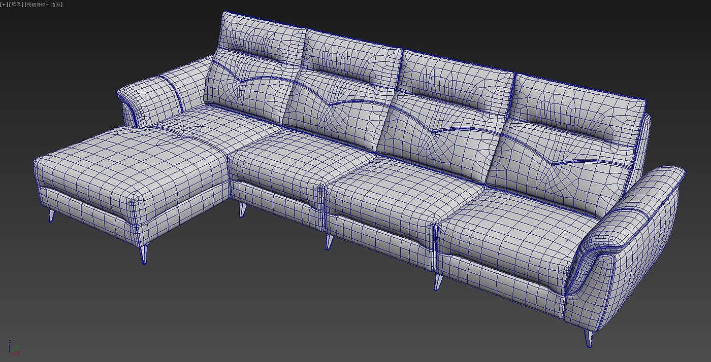 sofa，Sofa modeling and rendering tutorial，Furniture modeling and rendering tutorial，furniture design ，product design，Product modeling and rendering tutorial，Antique Valley fragrance，Leather sofa，