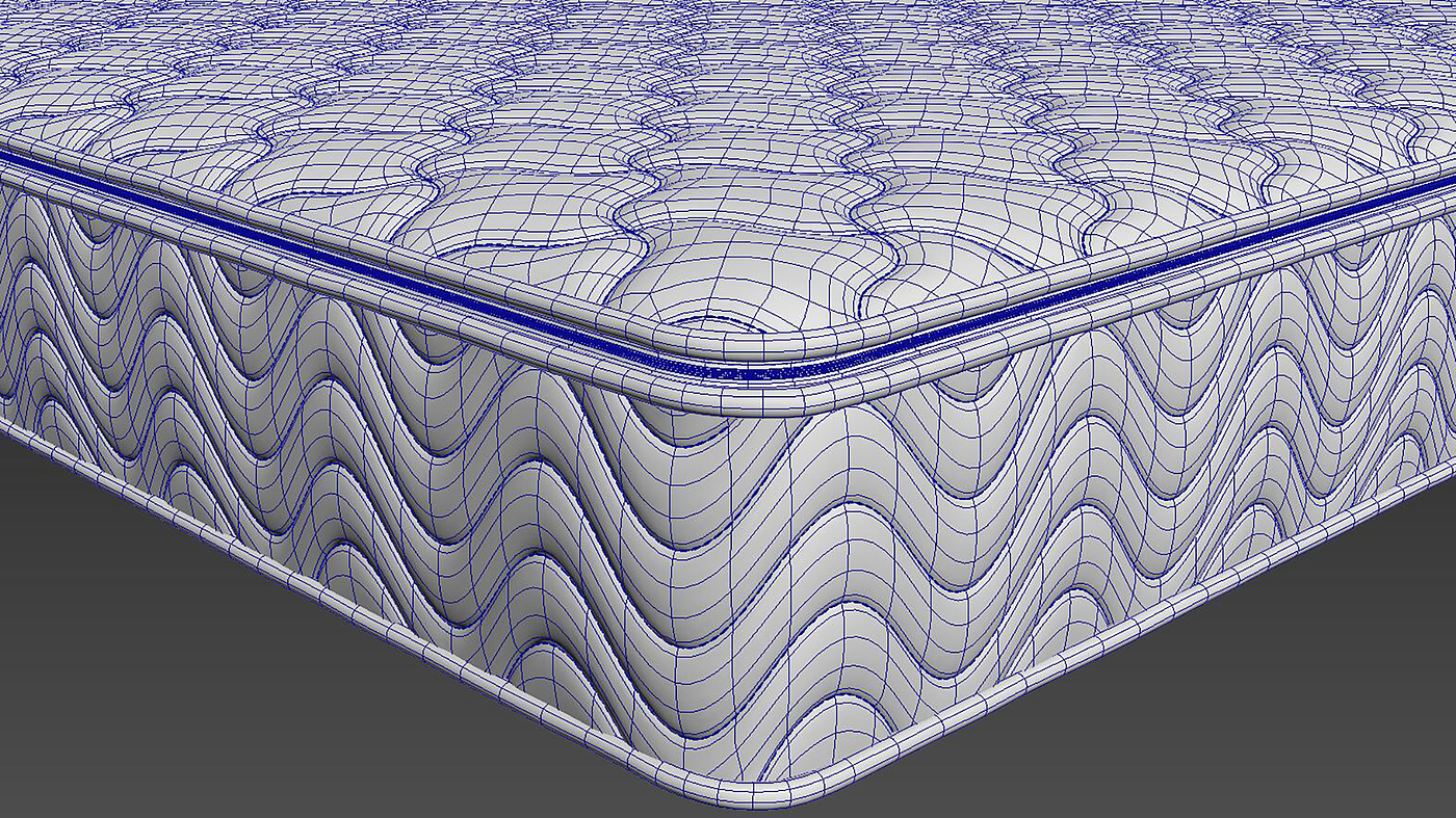 床垫建模渲染教程，床垫，家具建模渲染教程，效果图制作，产品设计，家具设计，古色谷香，床上用品，