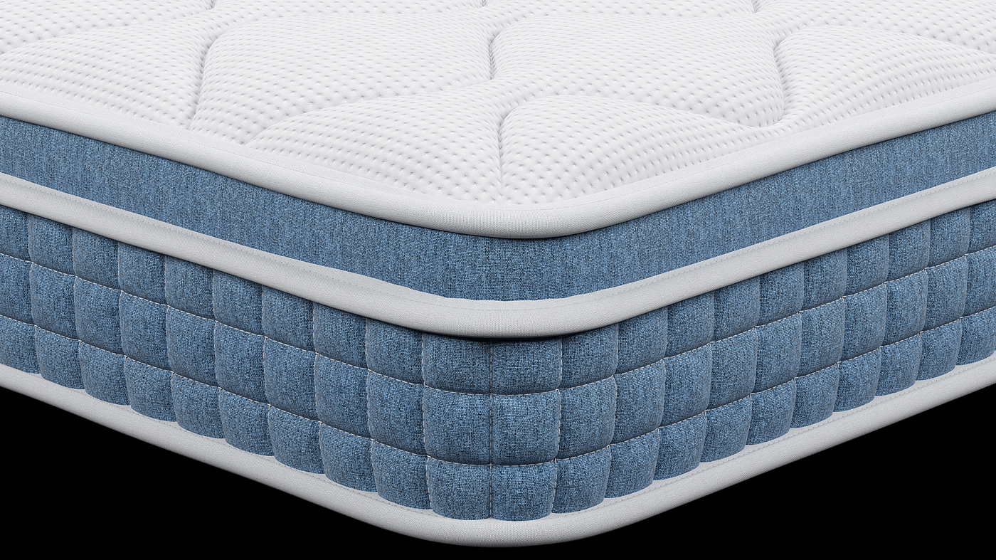 mattress，Mattress modeling and rendering tutorial，furniture design ，Furniture modeling and rendering tutorial，product design，Product modeling and rendering tutorial，Antique Valley fragrance，Furniture renderings，