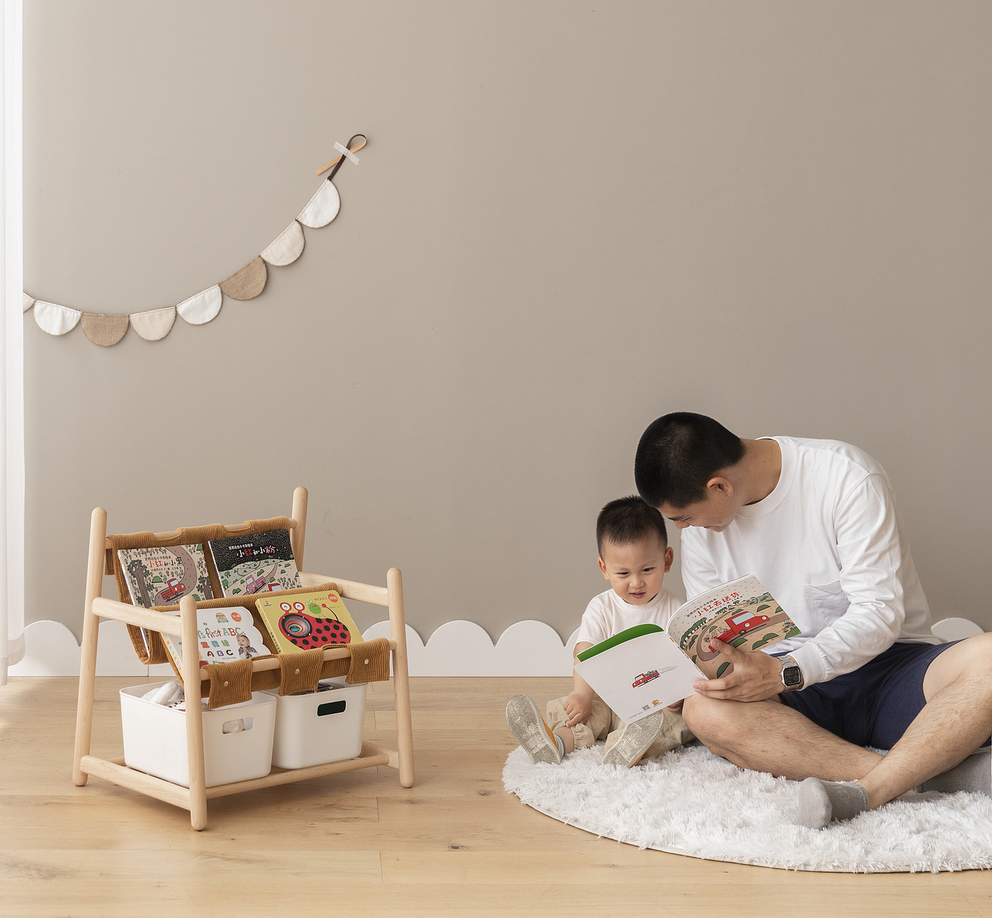 Children's furniture，Children's products，Maternal and infant products，Children bookshelf，Solid wood bookshelf，Solid wood furniture，Children's home，