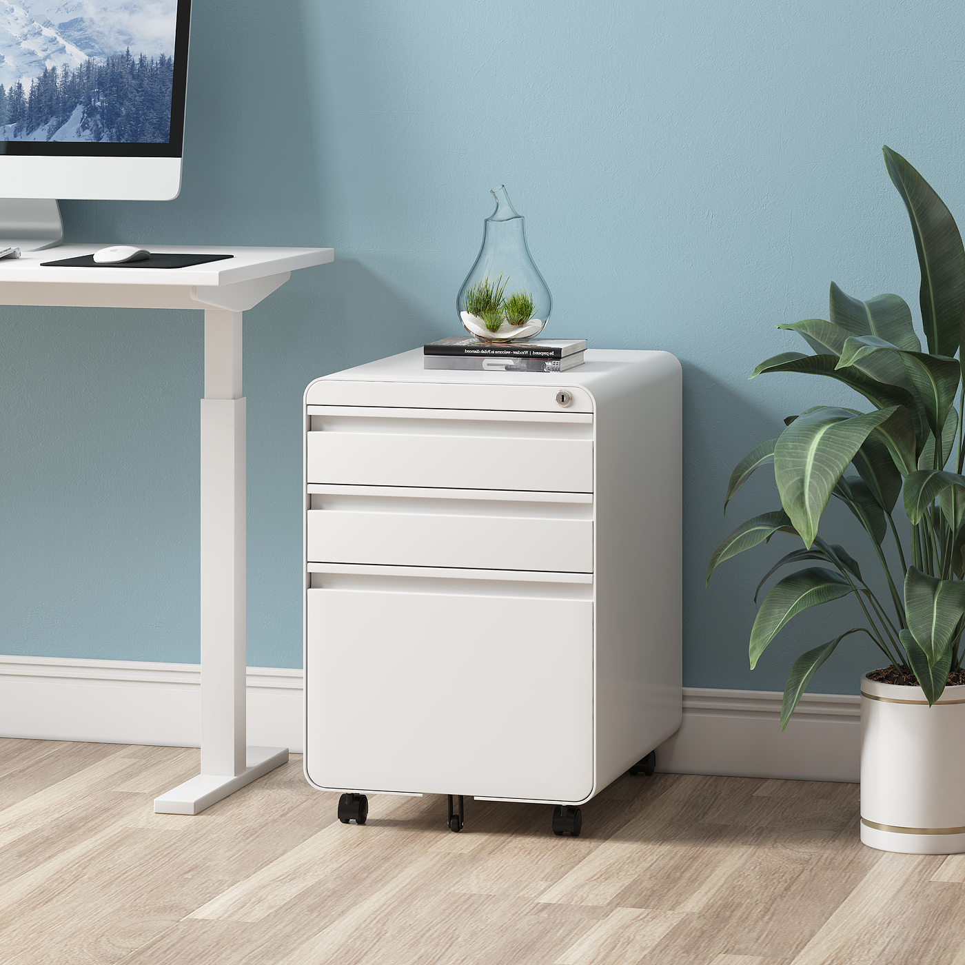File cabinet scene modeling and rendering tutorial，Jewelry cabinet，Decorative cabinet，File cabinet，File cabinet，Sideboard，Safe，furniture，
