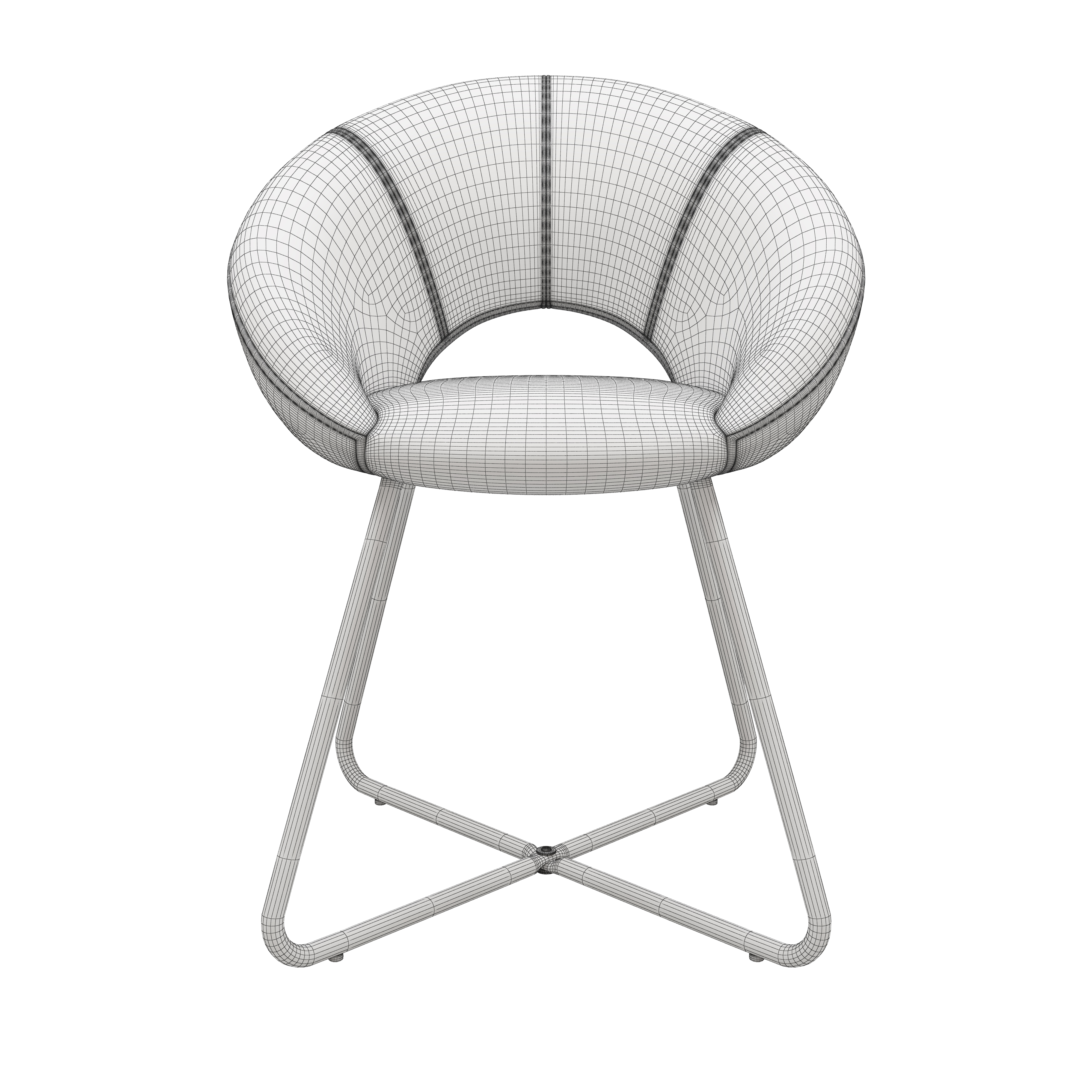 Leisure chair modeling and rendering tutorial，Leisure chair，Office chair，Bench，Dining chair，Lazy chair，sofa，furniture，